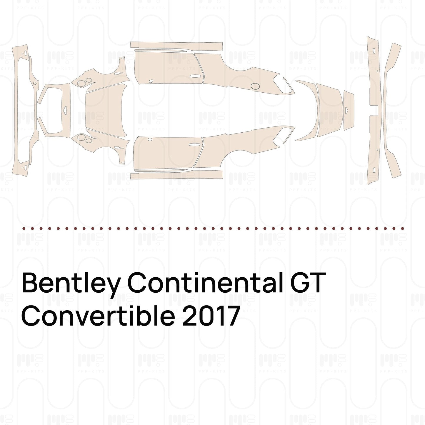Pre-CutPPFBentleyContinentalGTConvertible2017