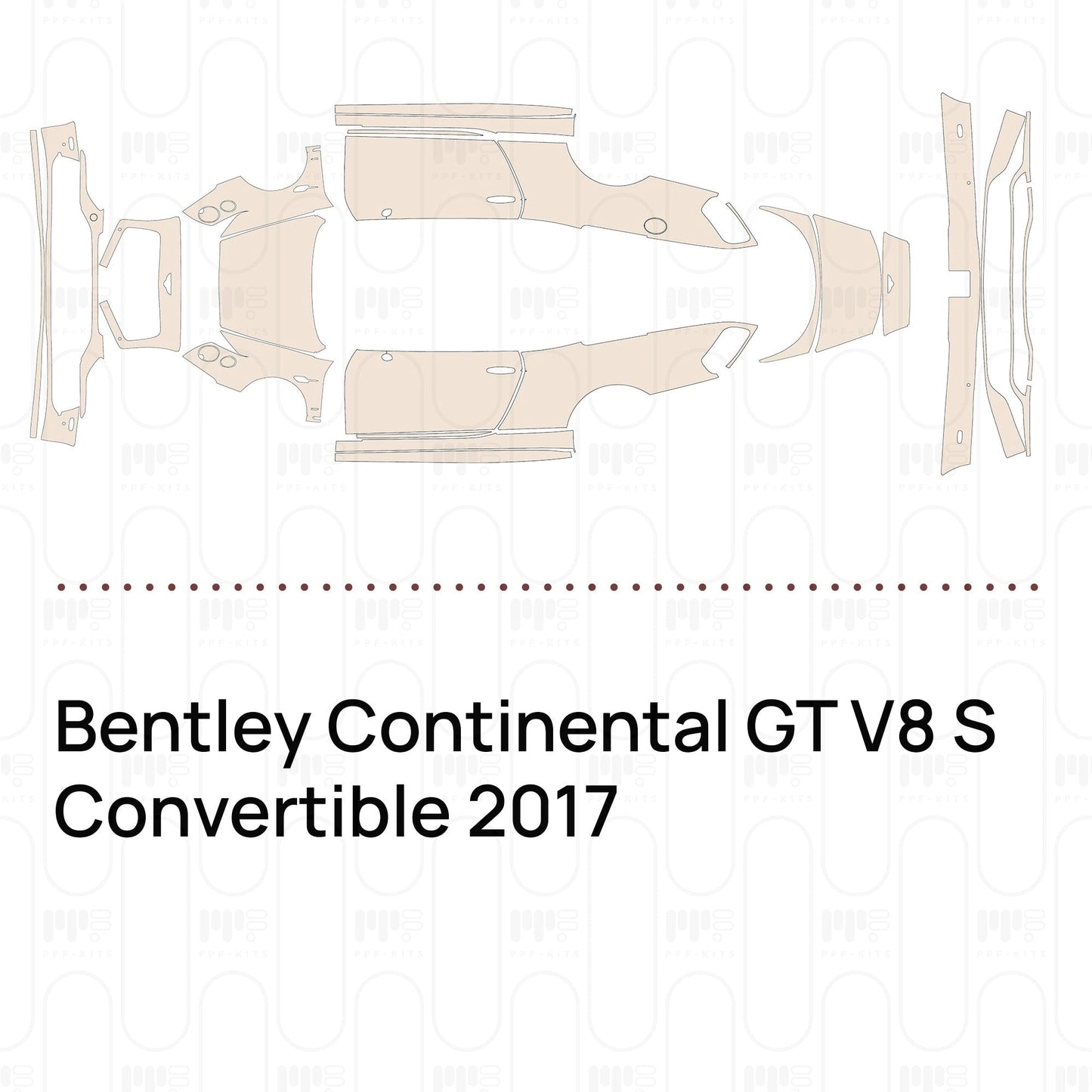Pre-CutPPFBentleyContinentalGTV8SConvertible2017