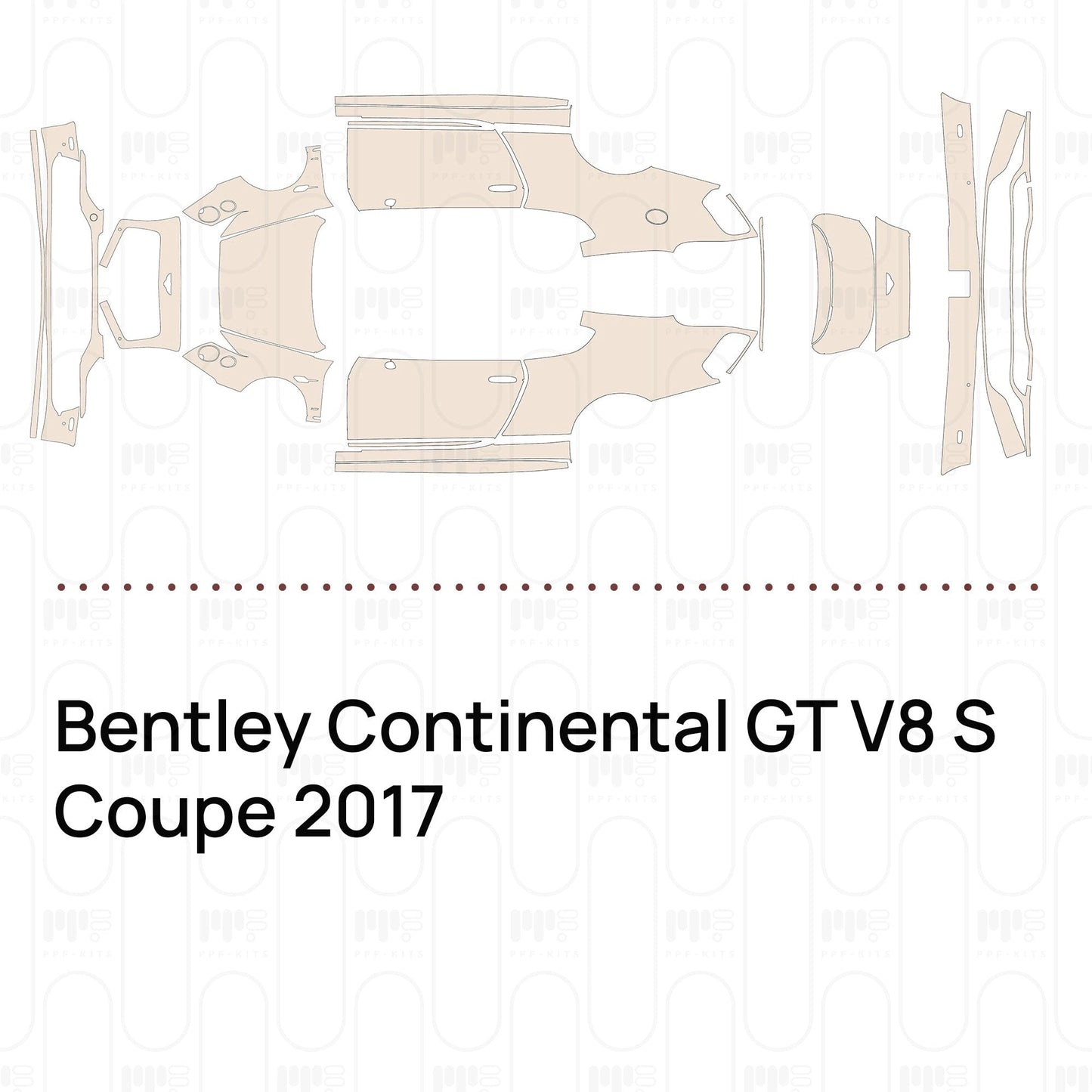Pre-CutPPFBentleyContinentalGTV8SCoupe2017