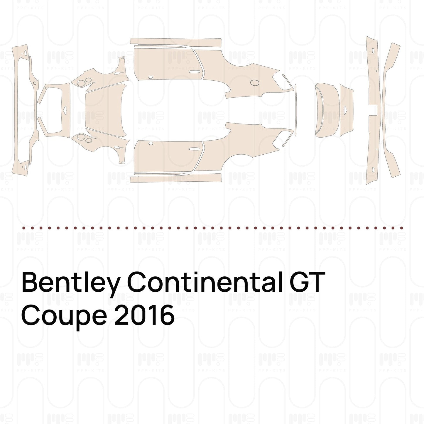Pre-CutPPFBentleyContinentalGTCoupe2016