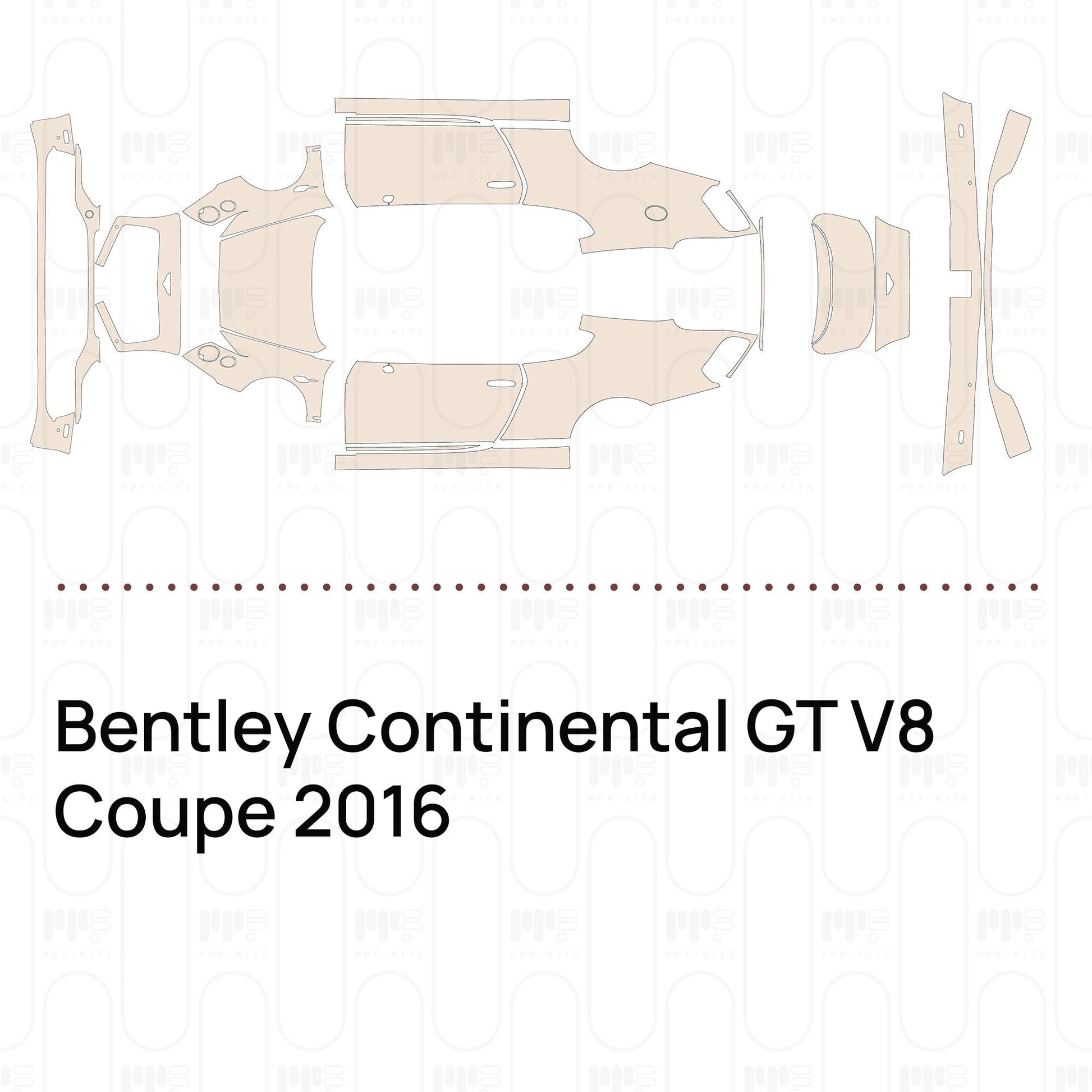 Pre-CutPPFBentleyContinentalGTV8Coupe2016
