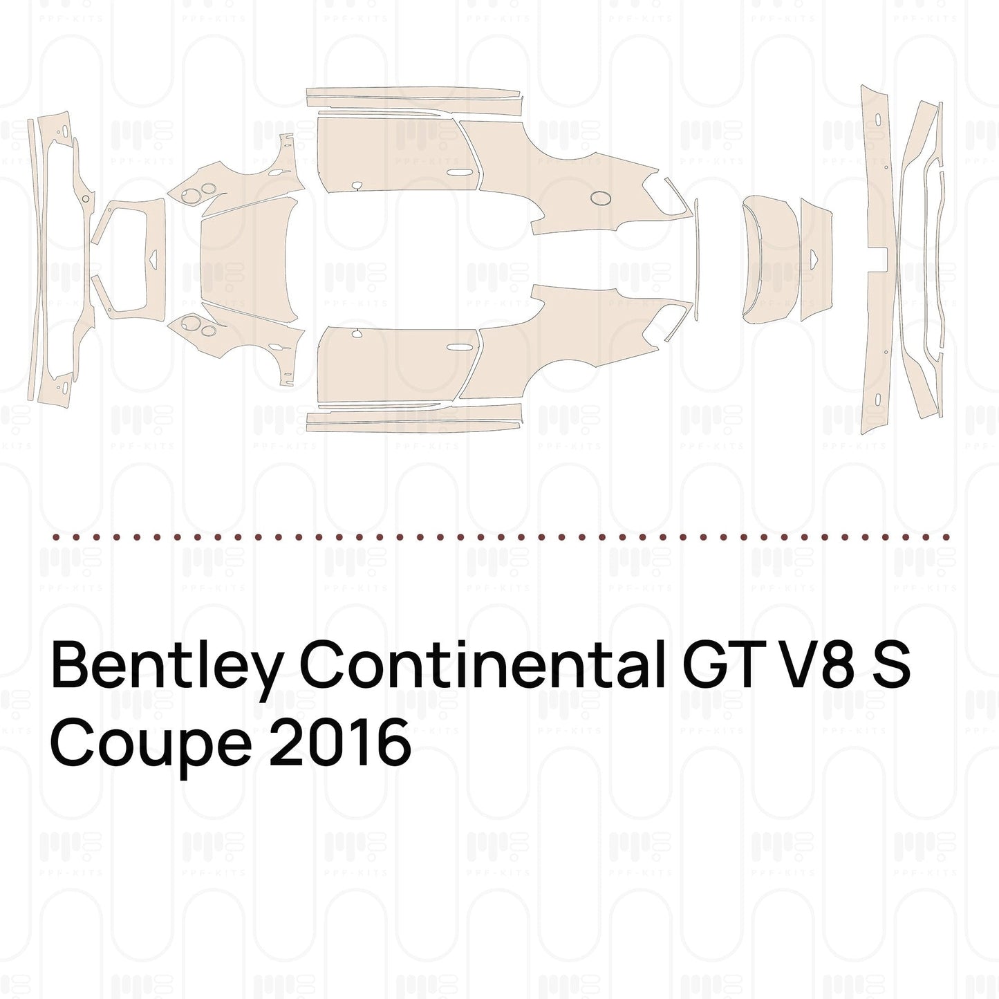Pre-CutPPFBentleyContinentalGTV8SCoupe2016