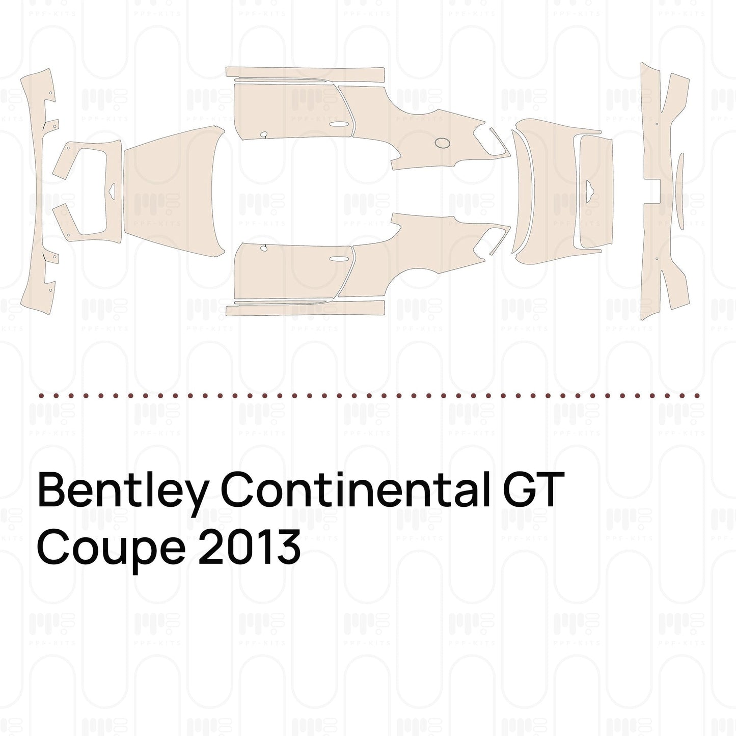 Pre-CutPPFBentleyContinentalGTCoupe2013