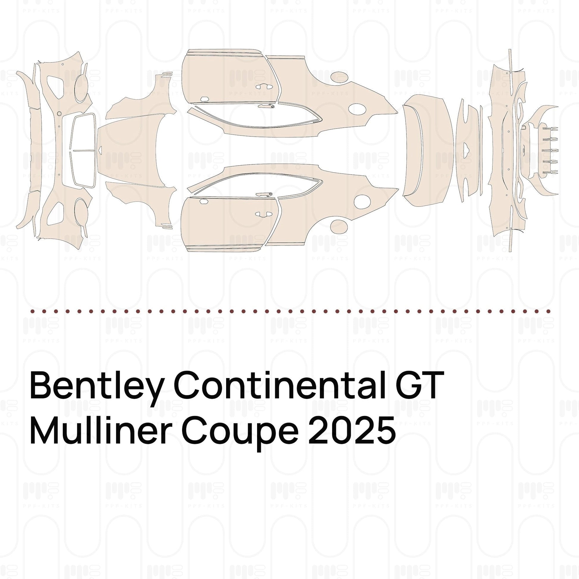 Pre-CutPPFBentleyContinentalGTMullinerCoupe2025