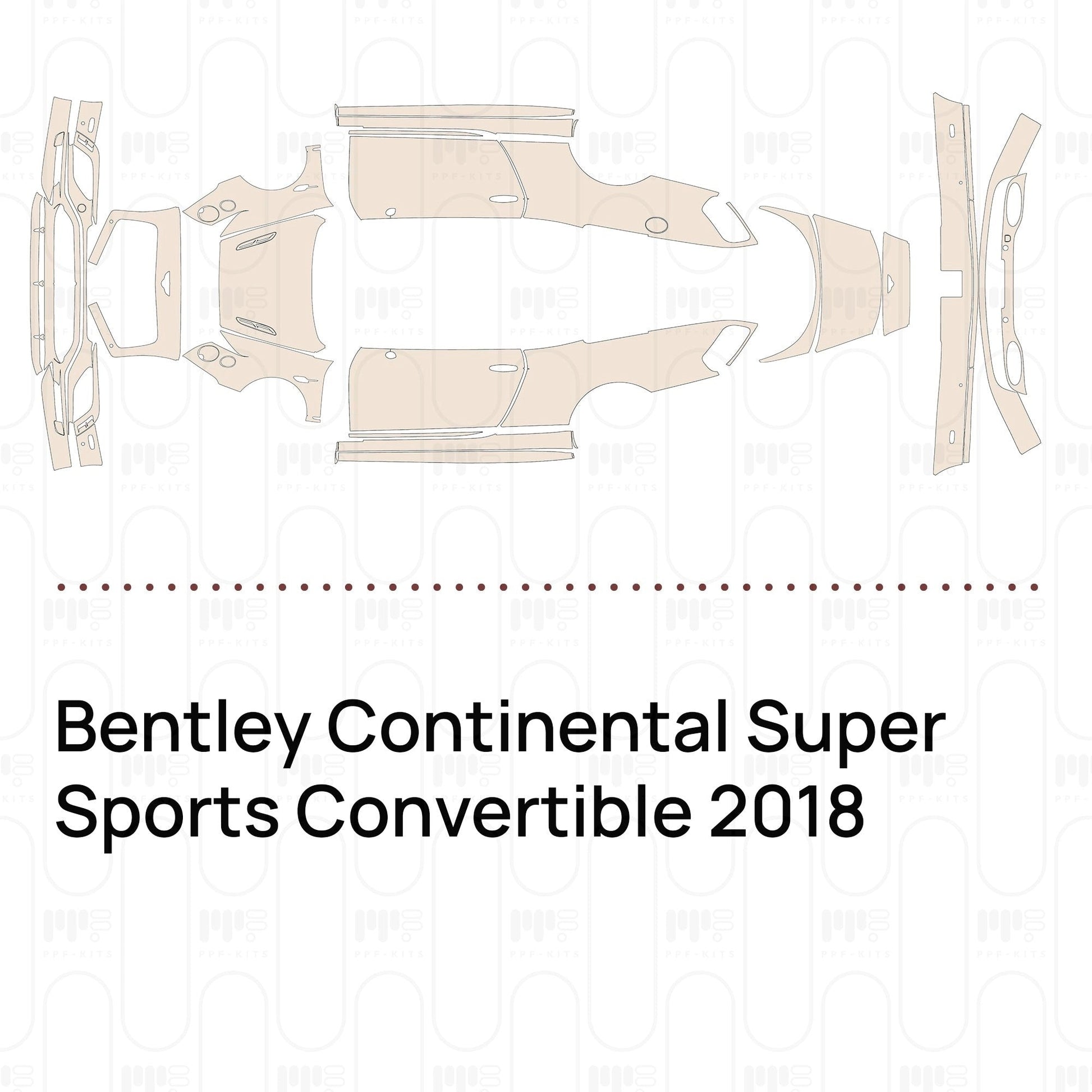 Pre-CutPPFBentleyContinentalSuperSportsConvertible2018