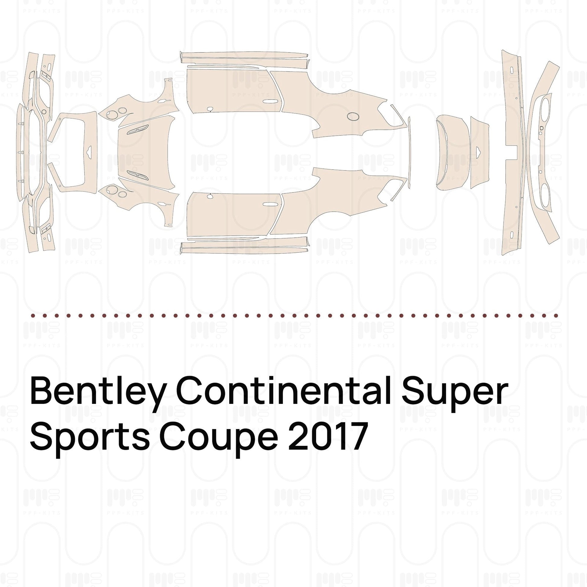 Pre-CutPPFBentleyContinentalSuperSportsCoupe2017