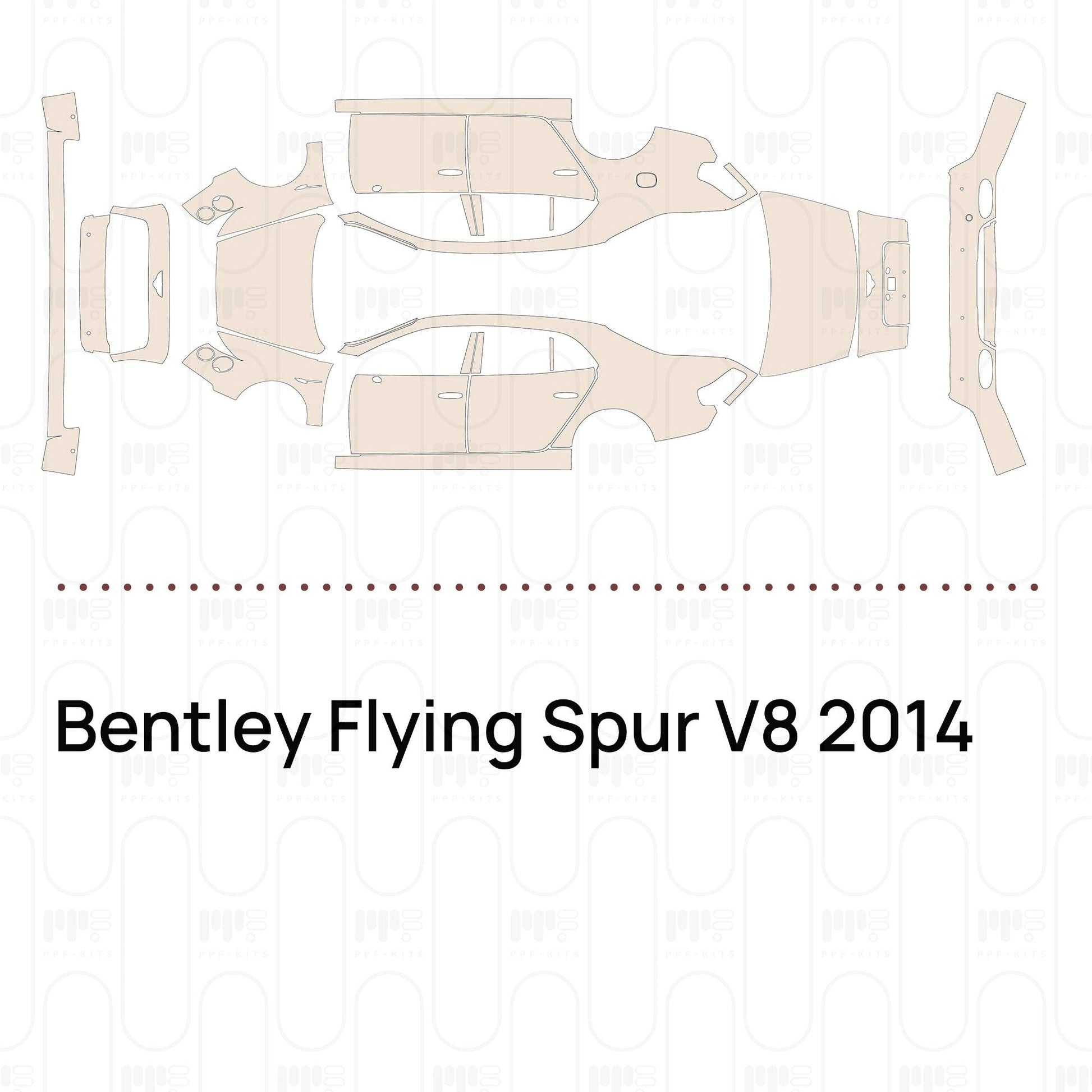 Pre-CutPPFBentleyFlyingSpurV82014