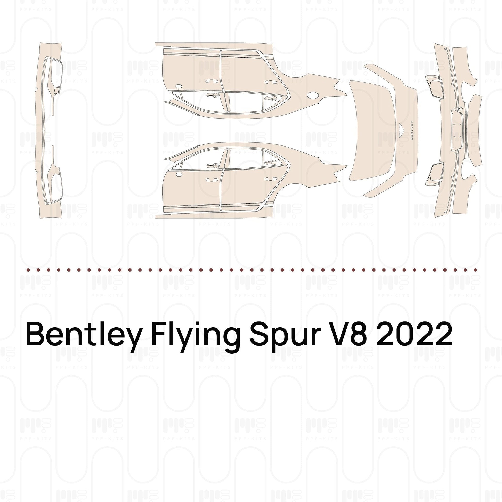 Pre-CutPPFBentleyFlyingSpurV82022