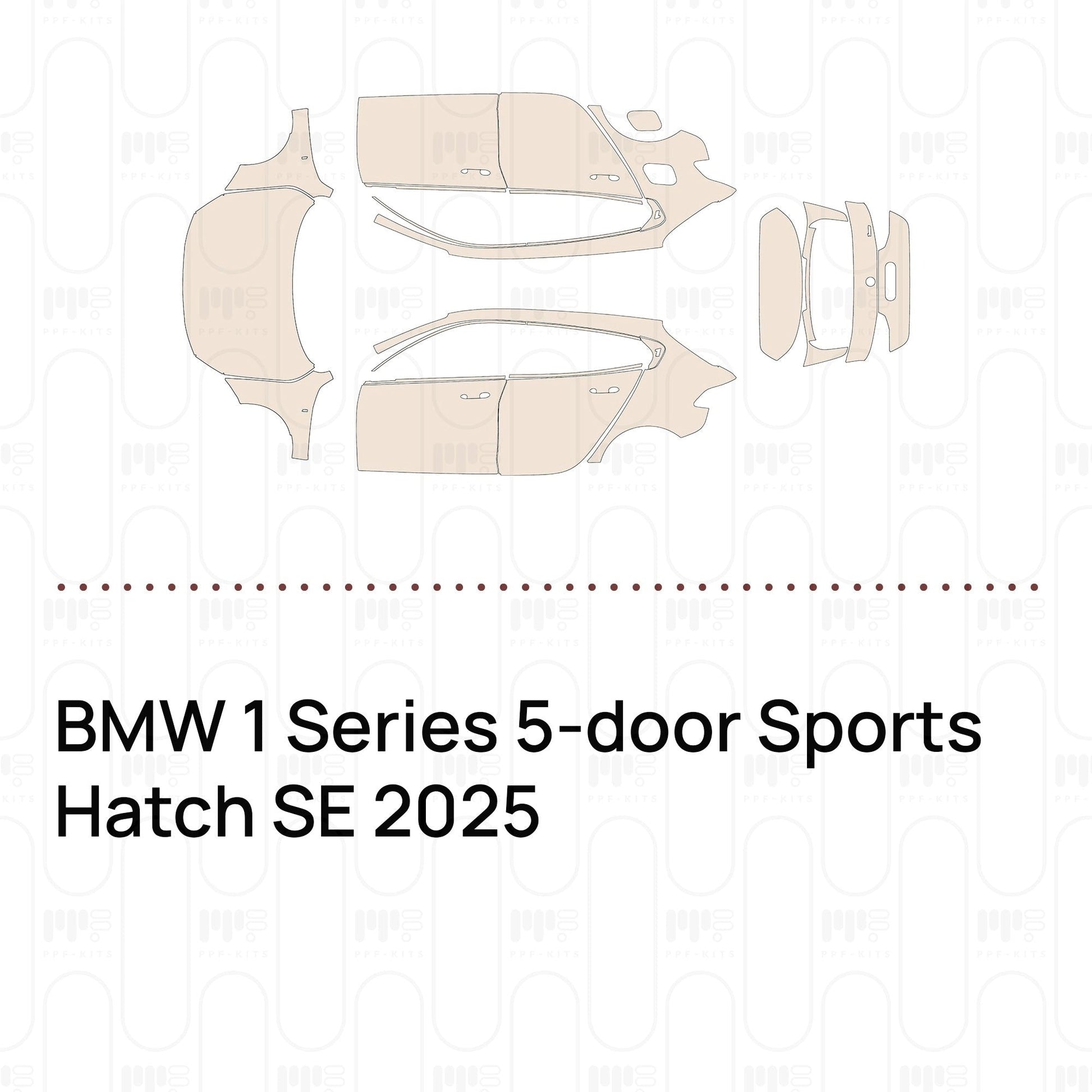 Pre-CutPPFBMW1Series5-doorSportsHatchSE2025