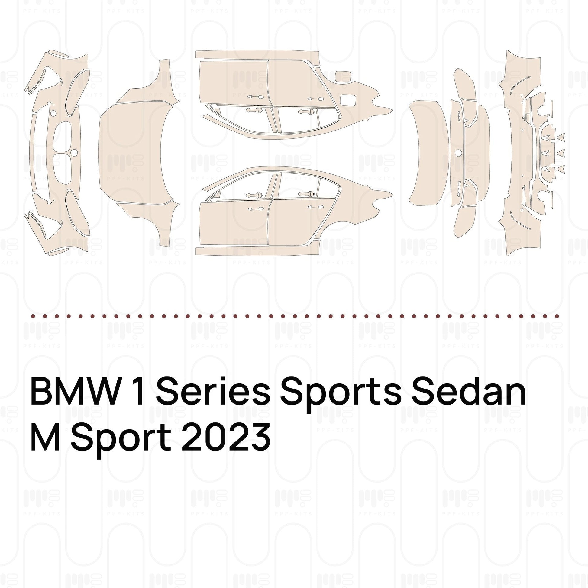 Pre-CutPPFBMW1SeriesSportsSedanMSport2023
