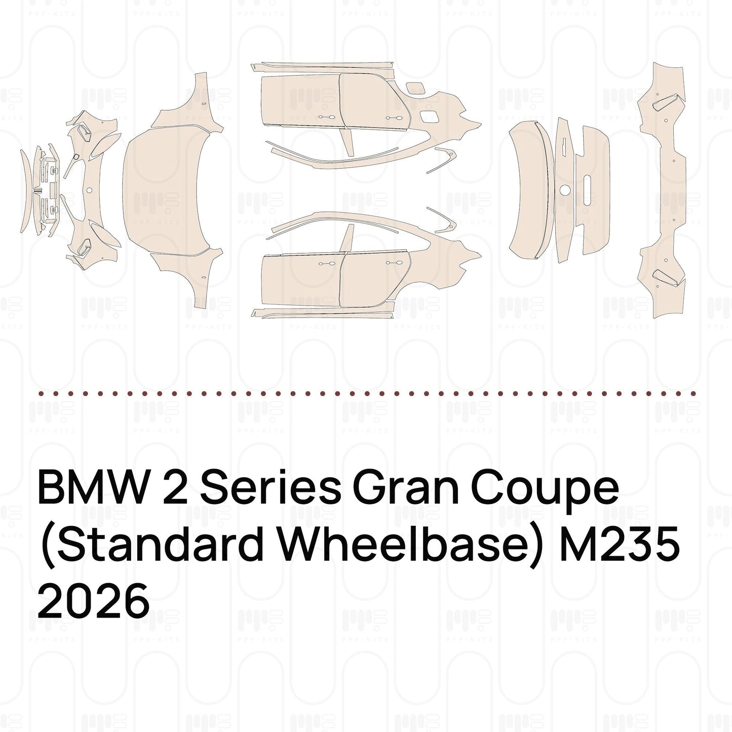 Pre-CutPPFBMW2SeriesGranCoupe(StandardWheelbase)M2352026