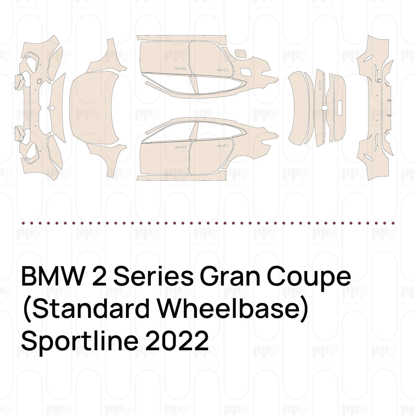 Pre-CutPPFBMW2SeriesGranCoupe(StandardWheelbase)Sportline2022