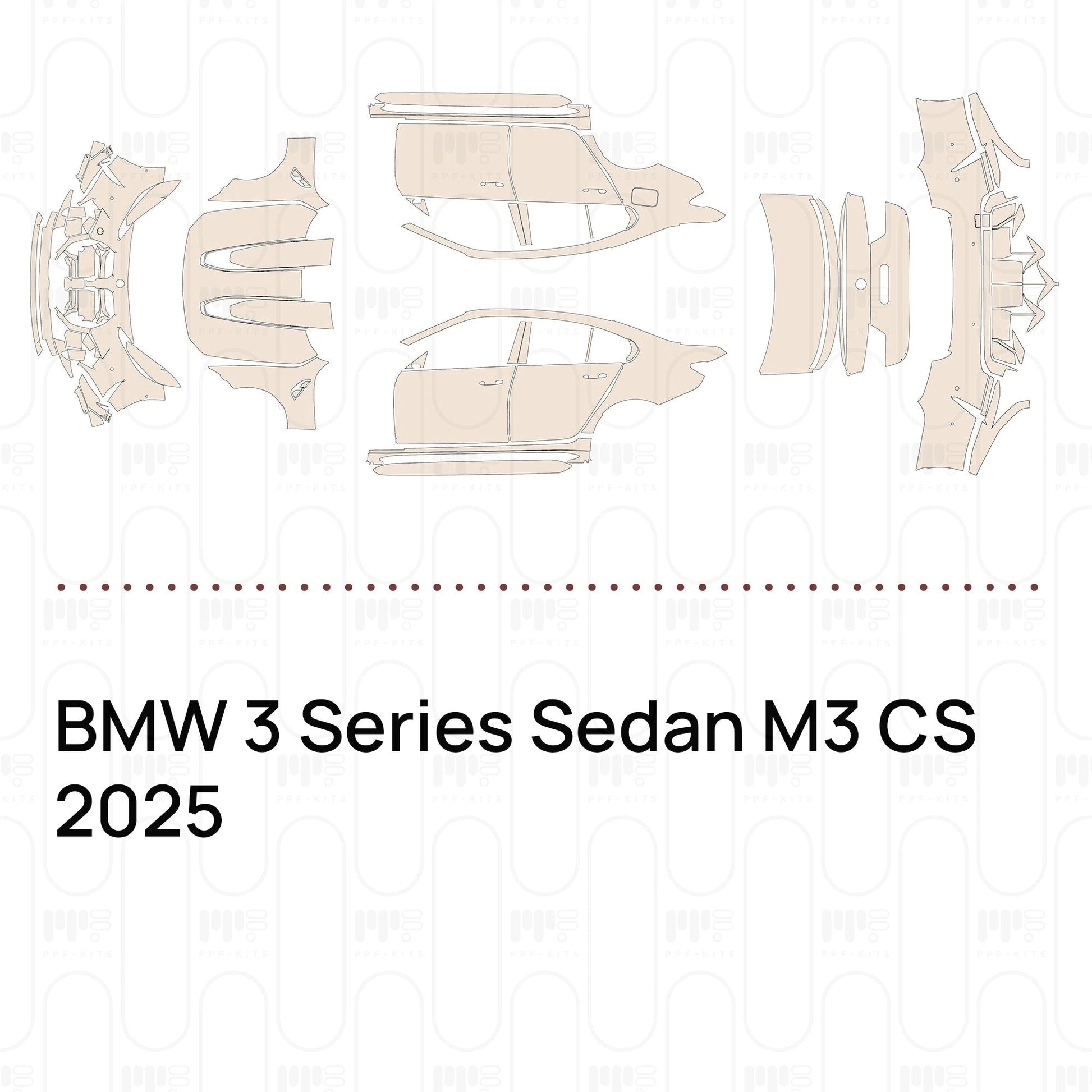 Pre-CutPPFBMW3SeriesSedanM3CS2025