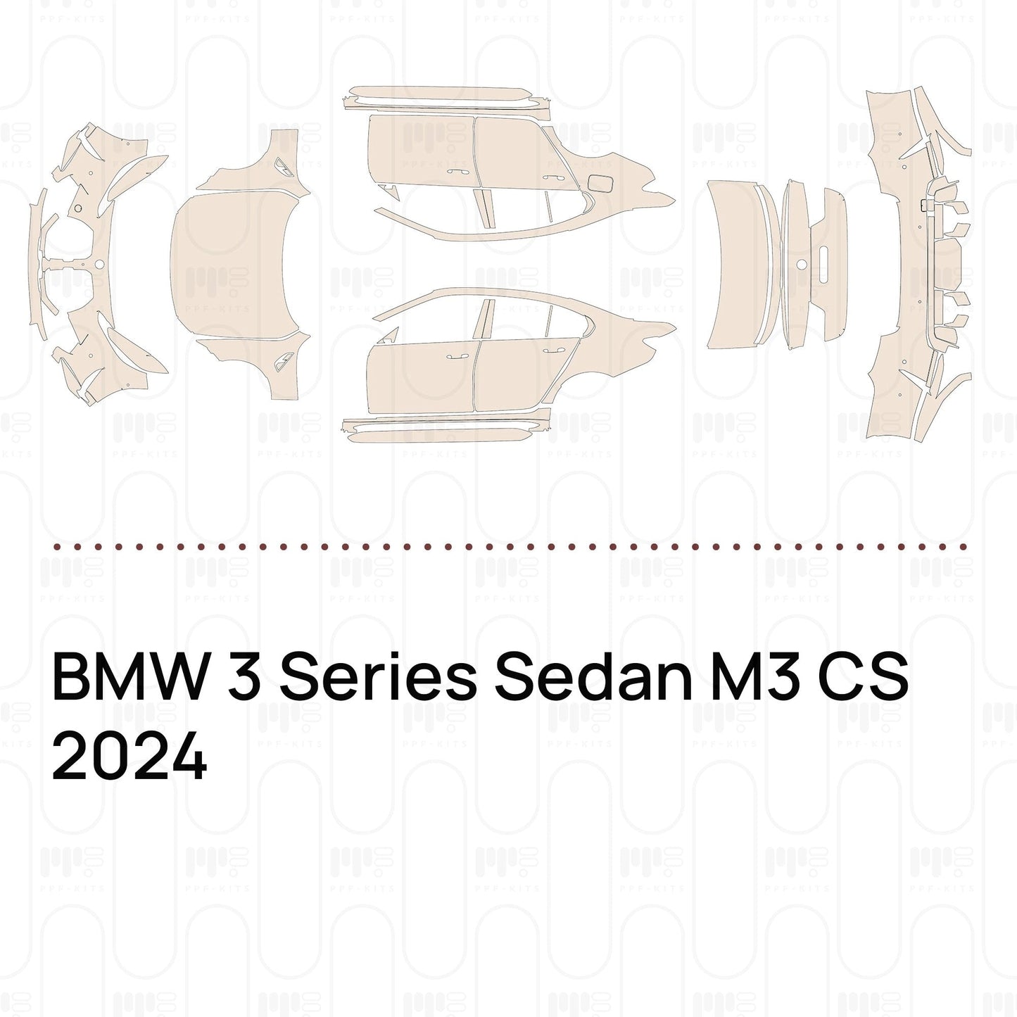 Pre-CutPPFBMW3SeriesSedanM3CS2024