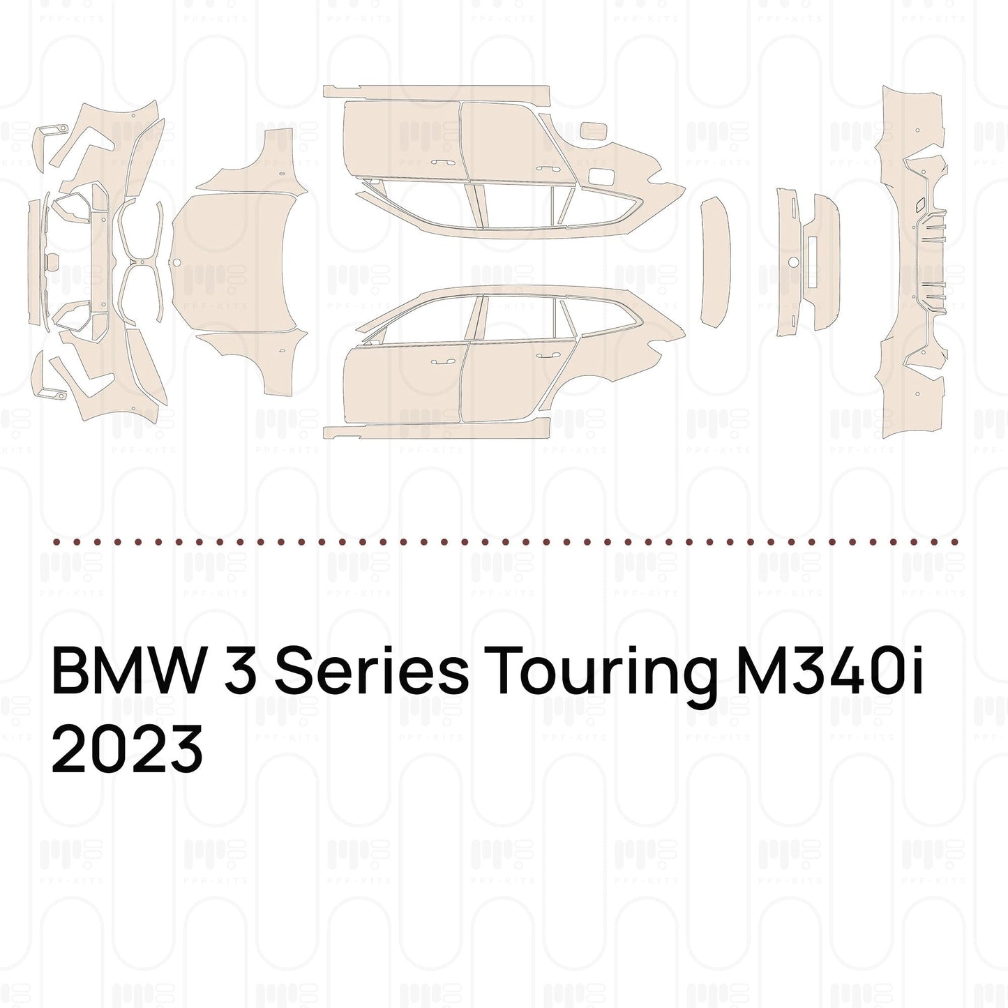Pre-CutPPFBMW3SeriesTouringM340i2023