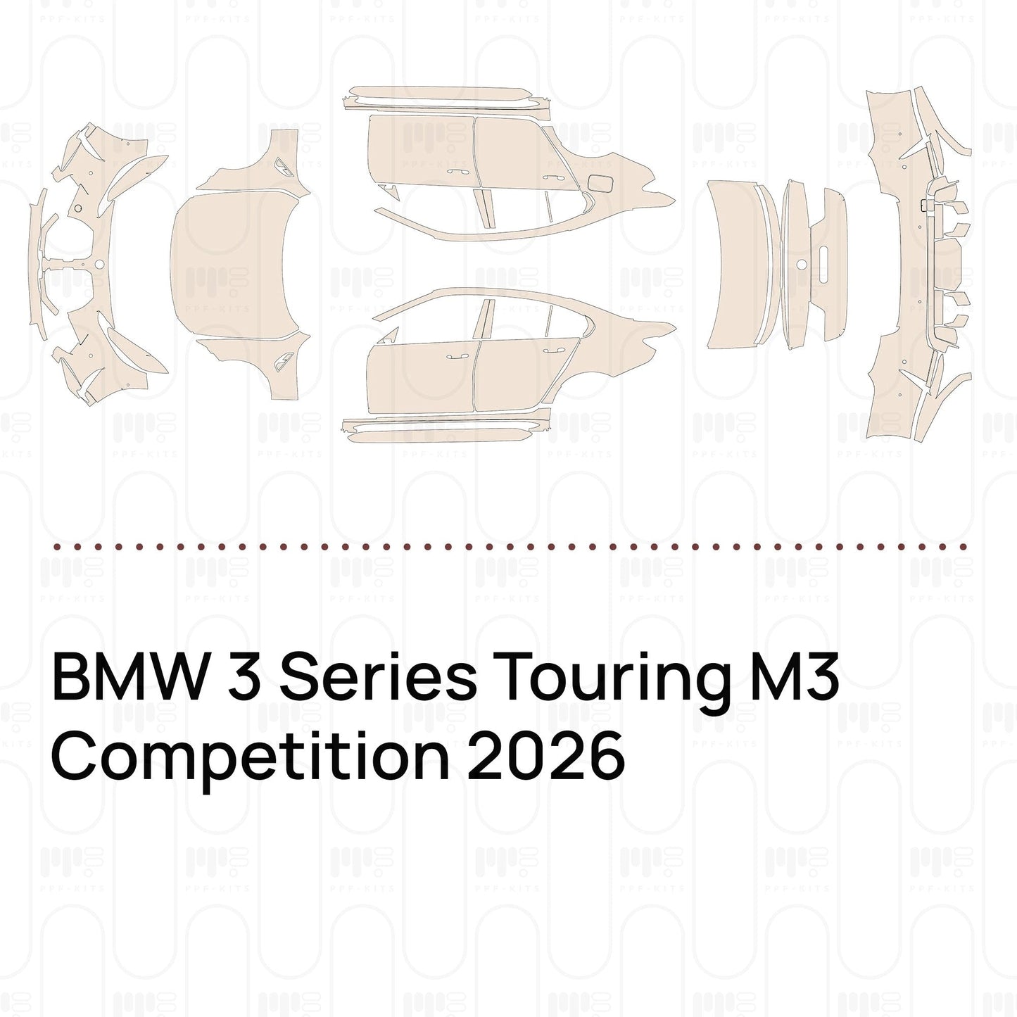 Pre-CutPPFBMW3SeriesTouringM3Competition2026