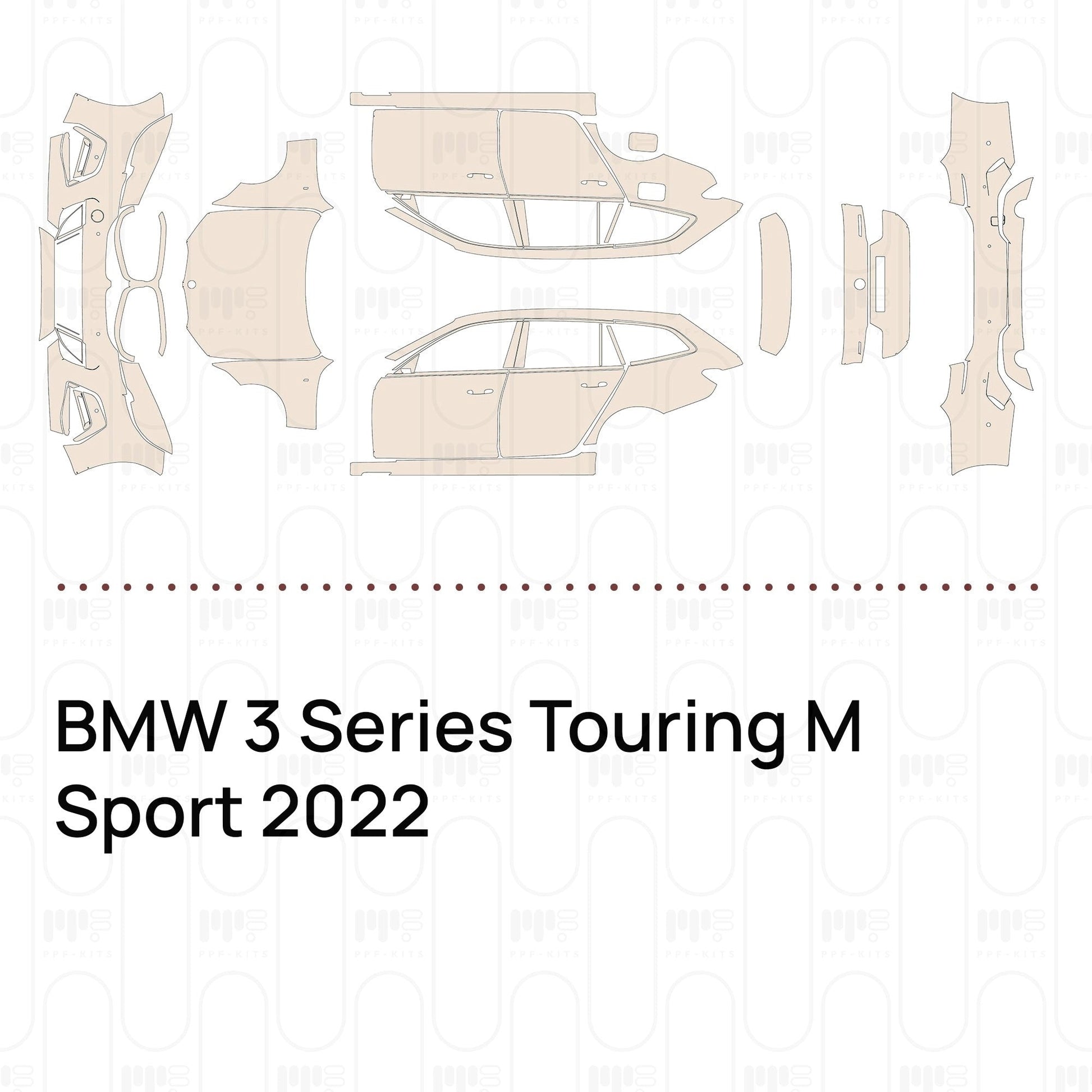 Pre-CutPPFBMW3SeriesTouringMSport2022