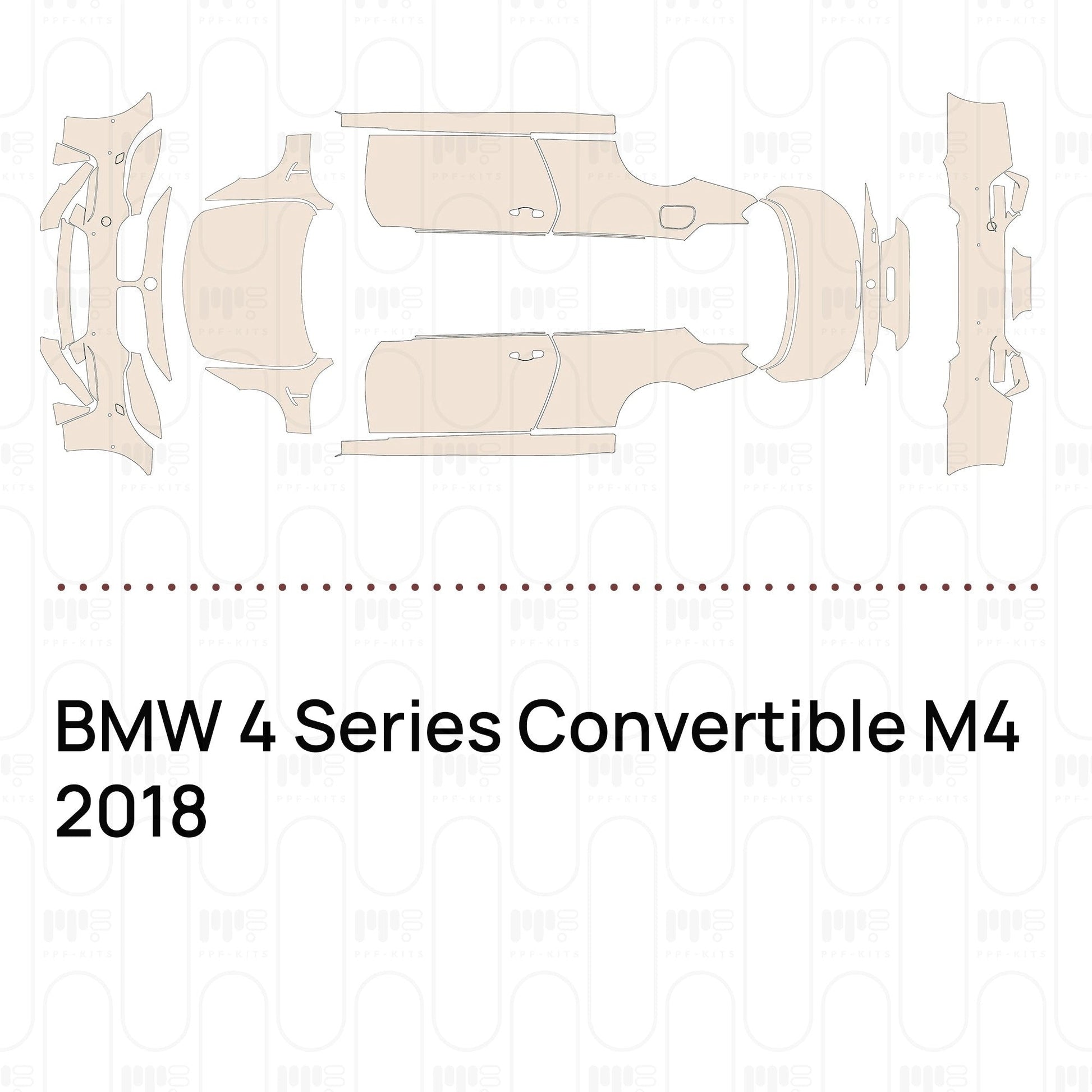 Pre-CutPPFBMW4SeriesConvertibleM42018