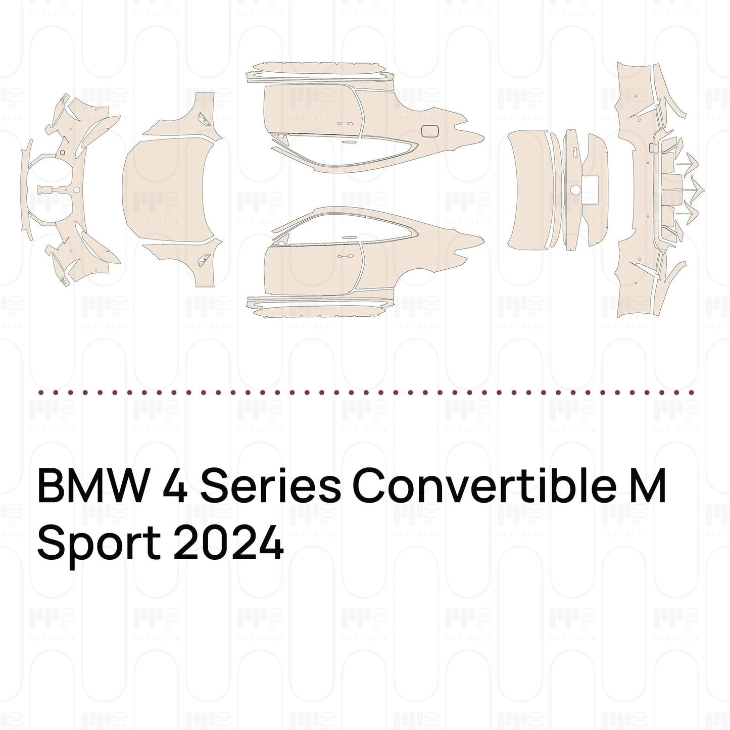Pre-CutPPFBMW4SeriesConvertibleMSport2024