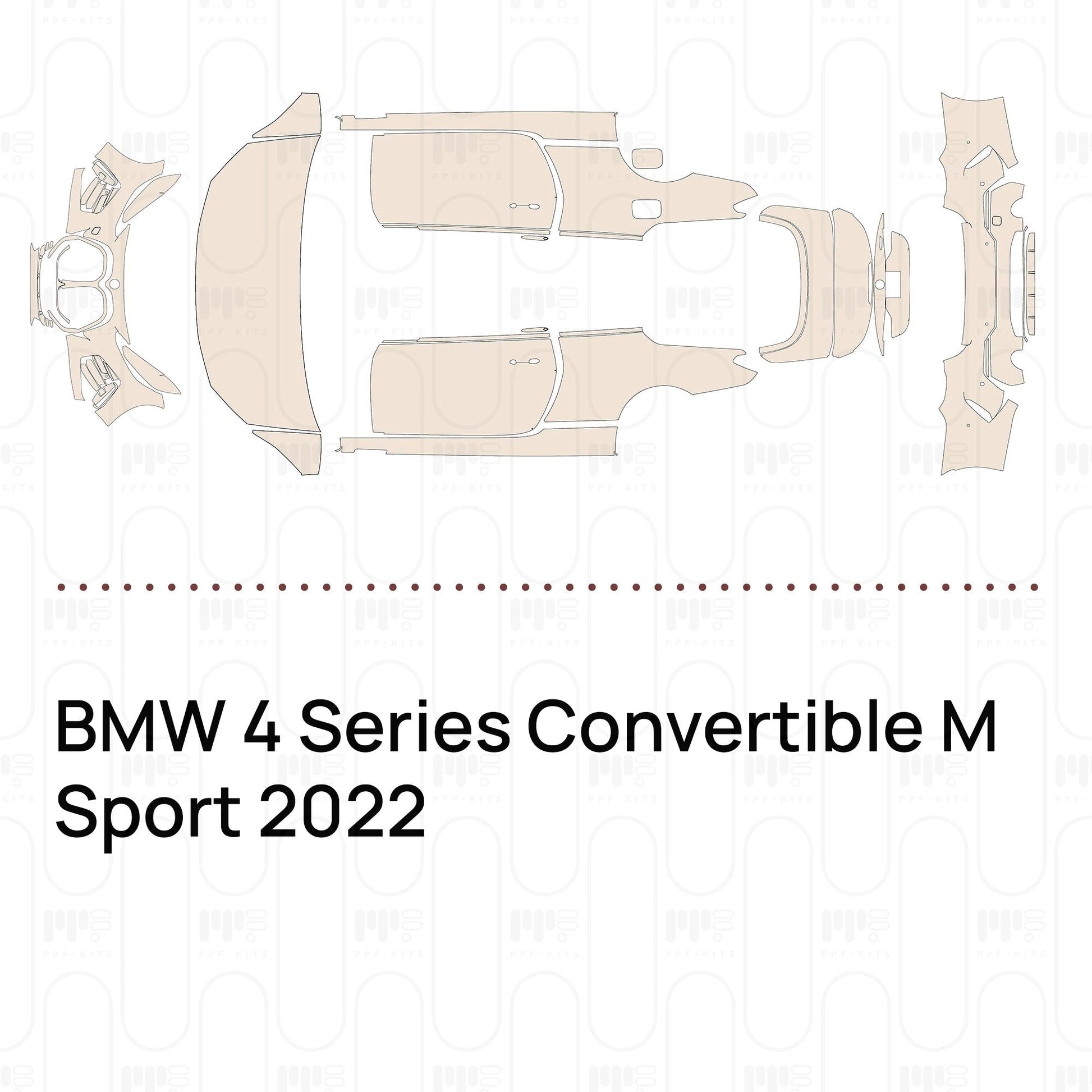 Pre-CutPPFBMW4SeriesConvertibleMSport2022