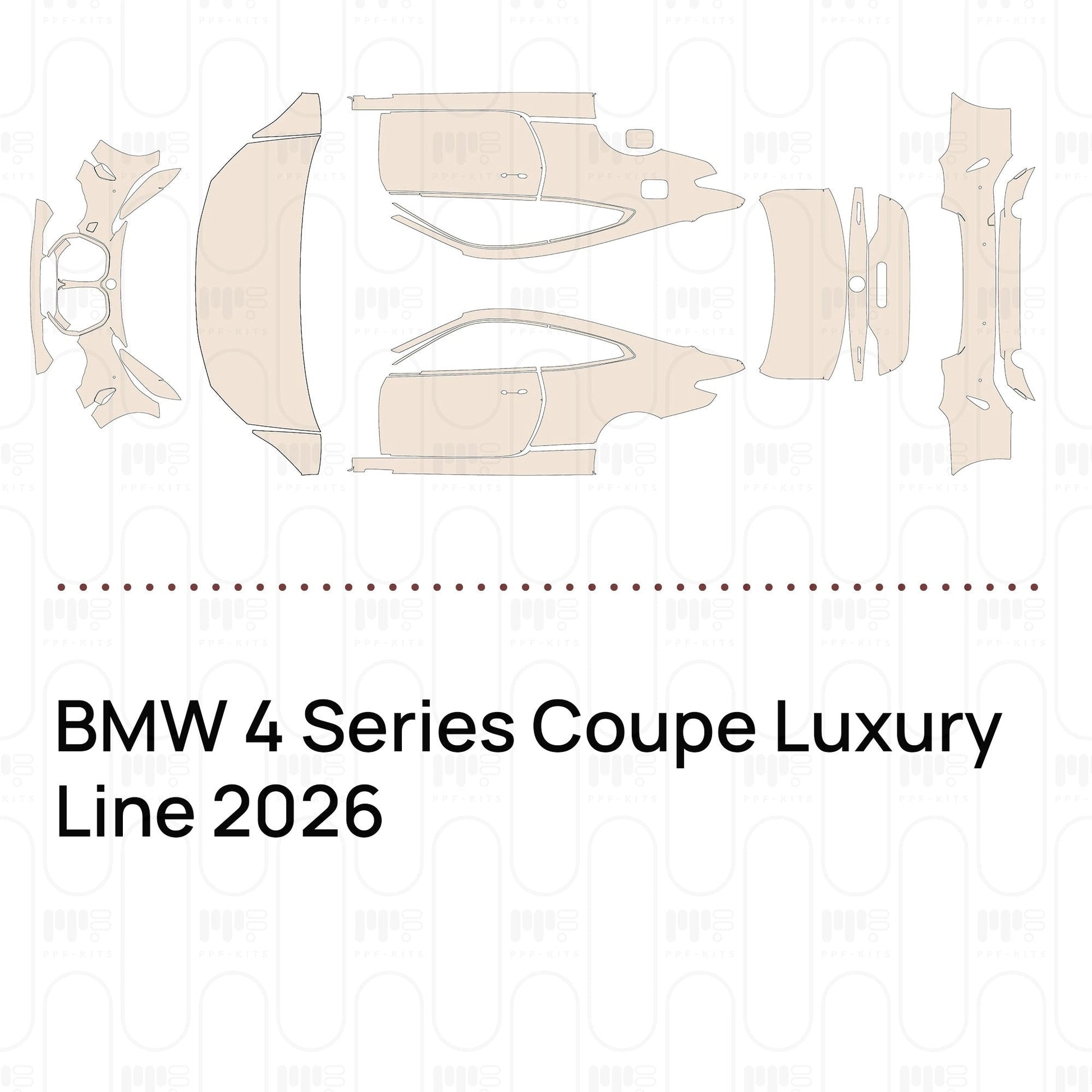 Pre-CutPPFBMW4SeriesCoupeLuxuryLine2026