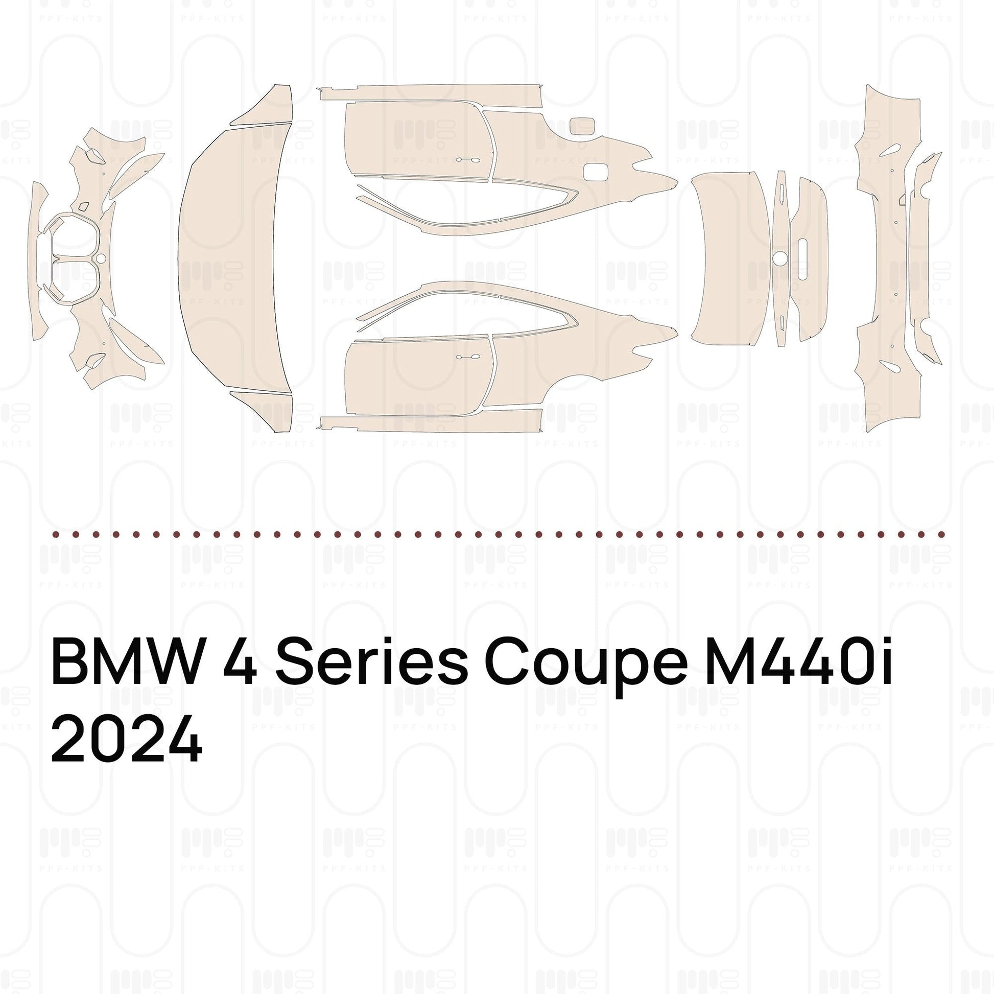 Pre-CutPPFBMW4SeriesCoupeM440i2024