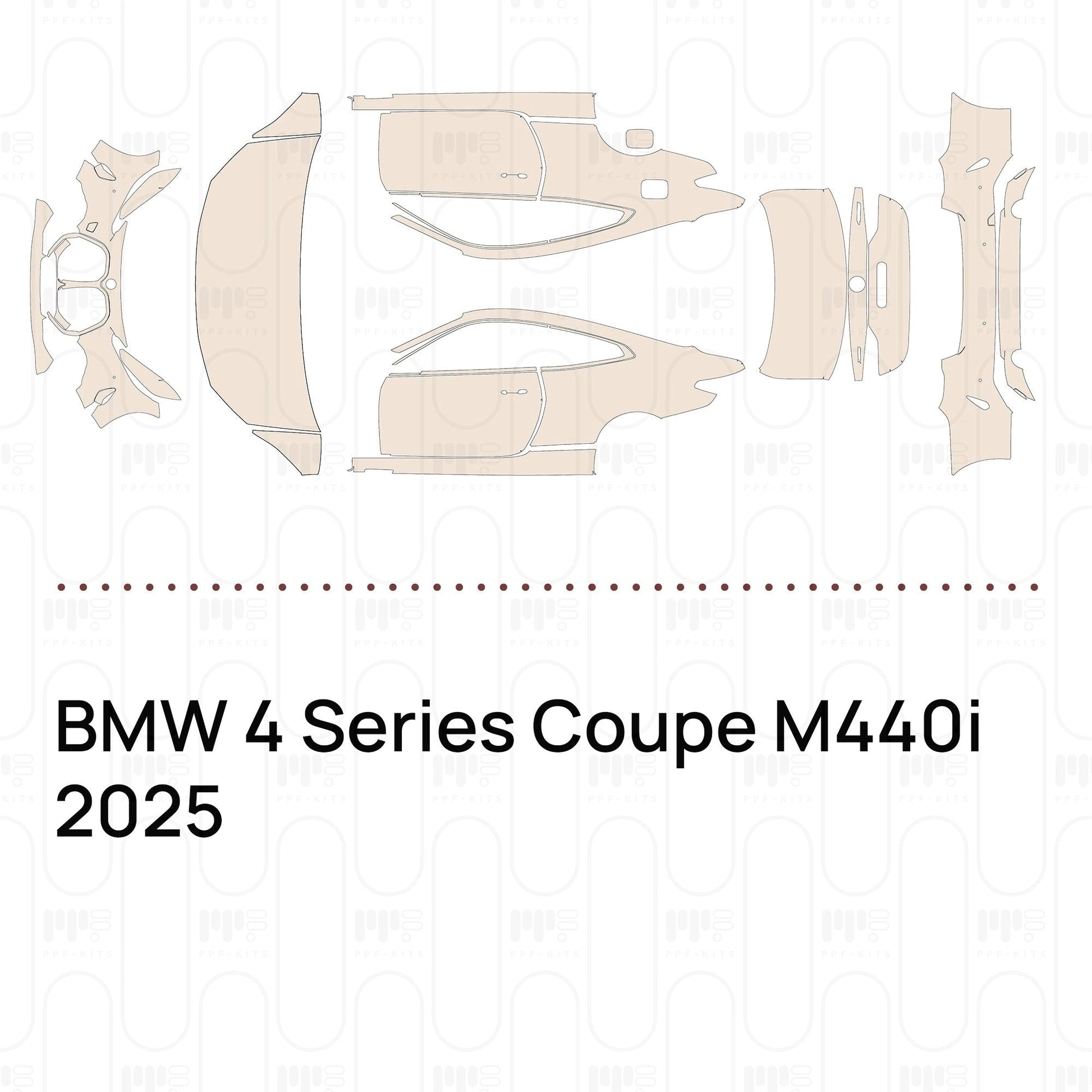 Pre-CutPPFBMW4SeriesCoupeM440i2025