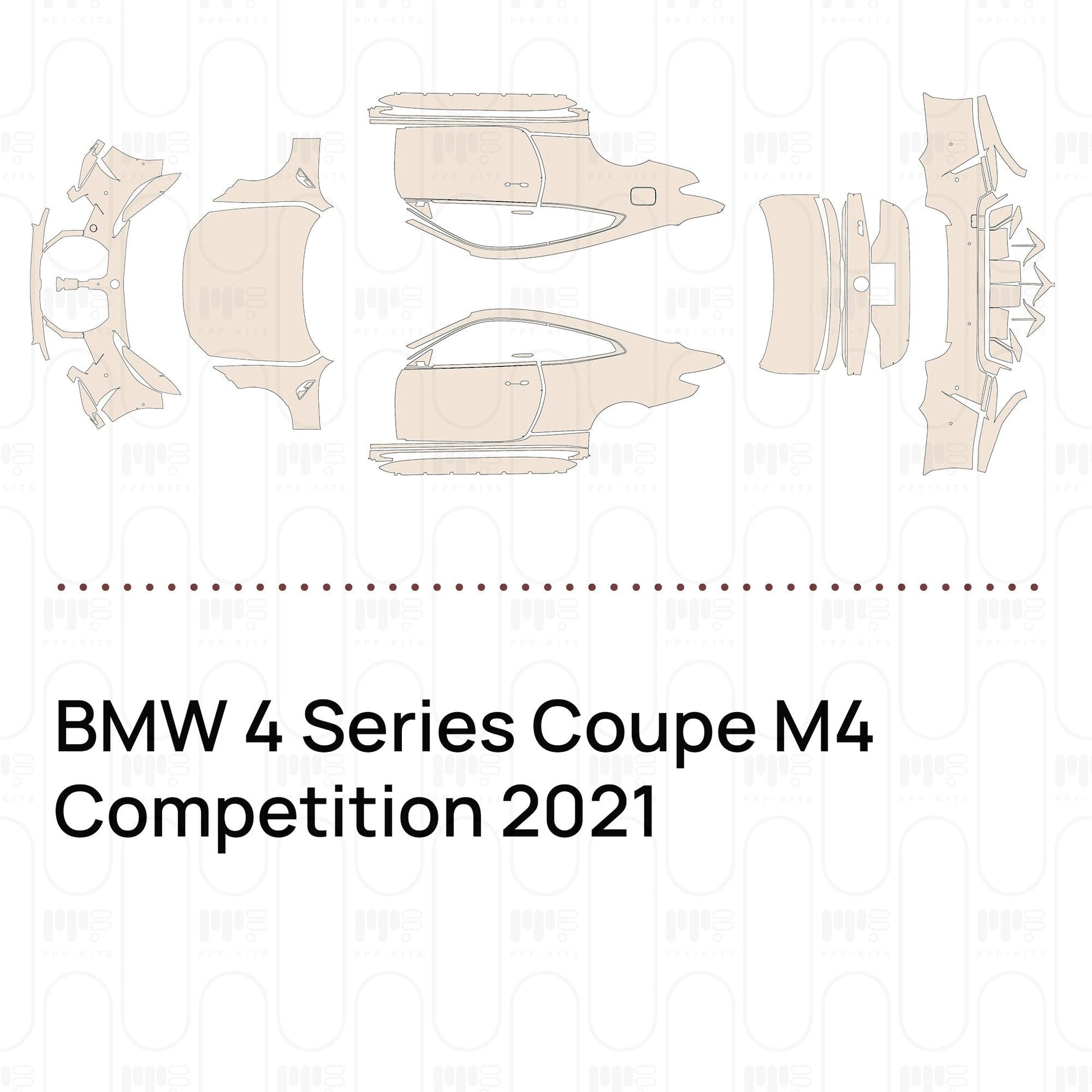 Pre-CutPPFBMW4SeriesCoupeM4Competition2021
