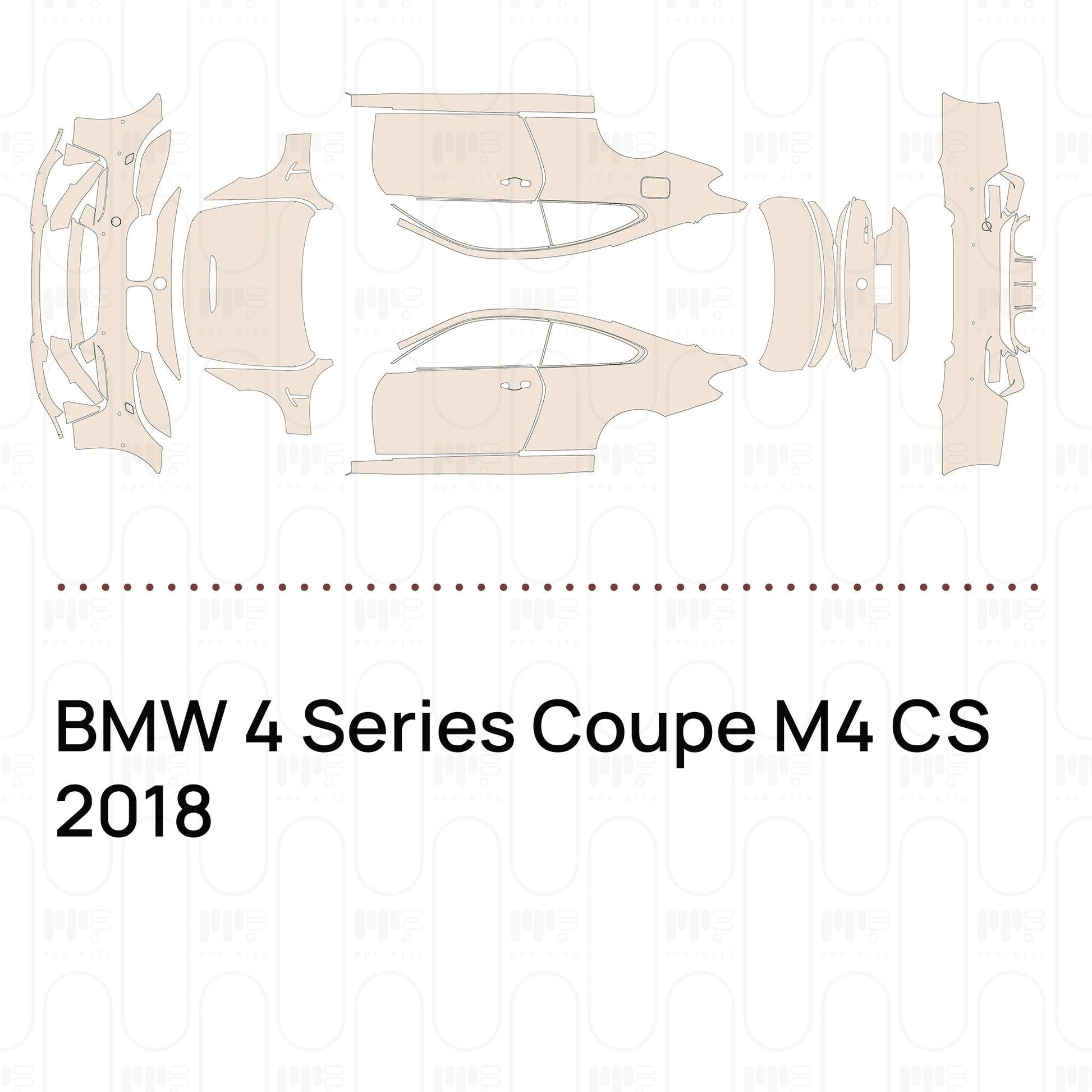 Pre-CutPPFBMW4SeriesCoupeM4CS2018