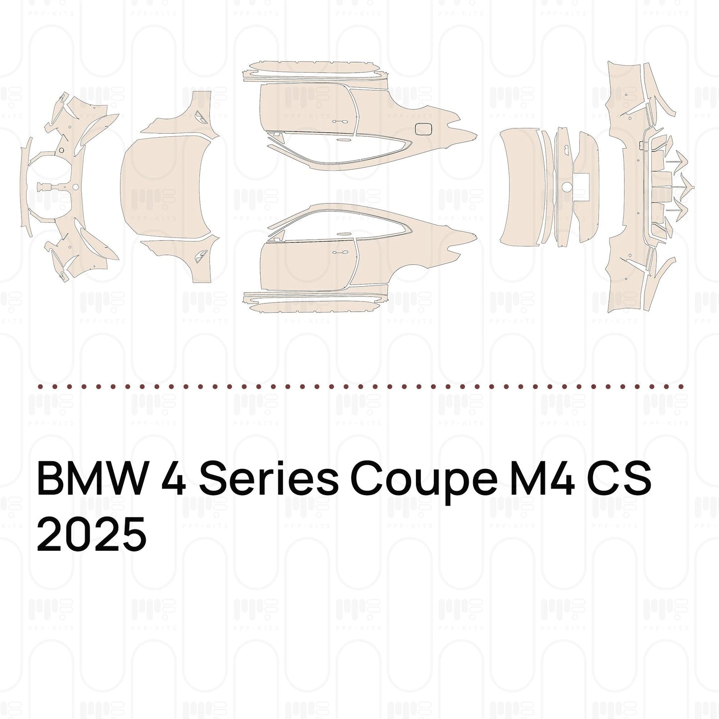 Pre-CutPPFBMW4SeriesCoupeM4CS2025