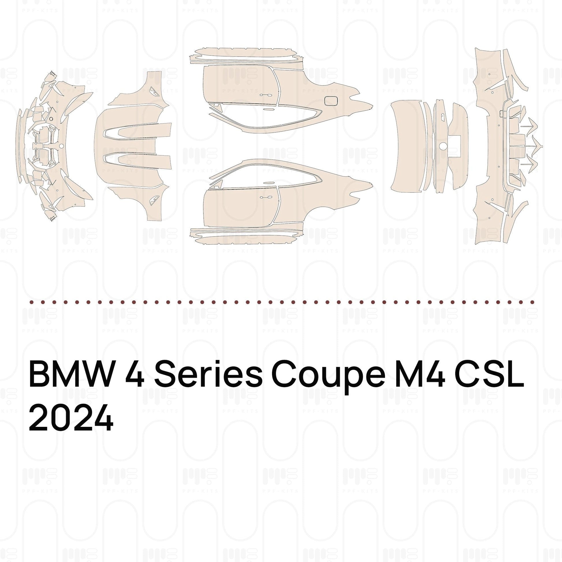 Pre-CutPPFBMW4SeriesCoupeM4CSL2024