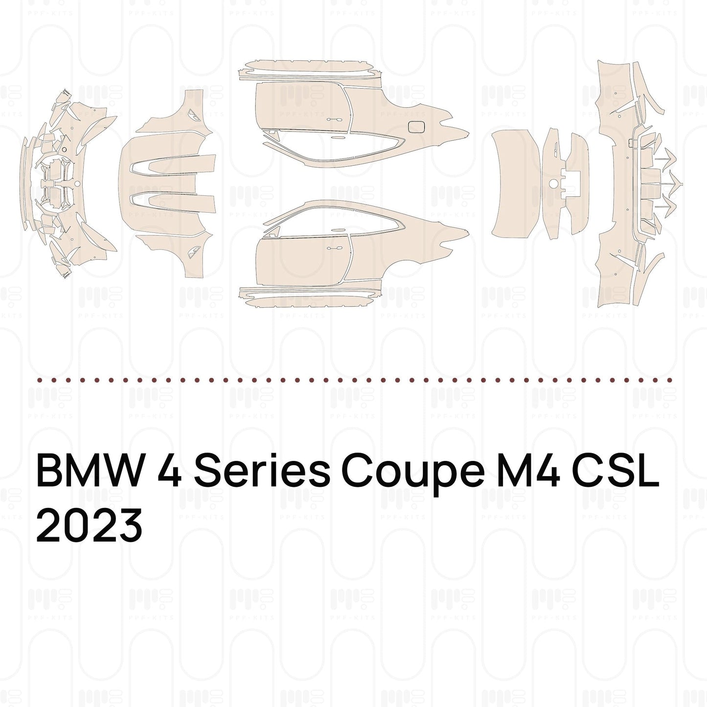 Pre-CutPPFBMW4SeriesCoupeM4CSL2023