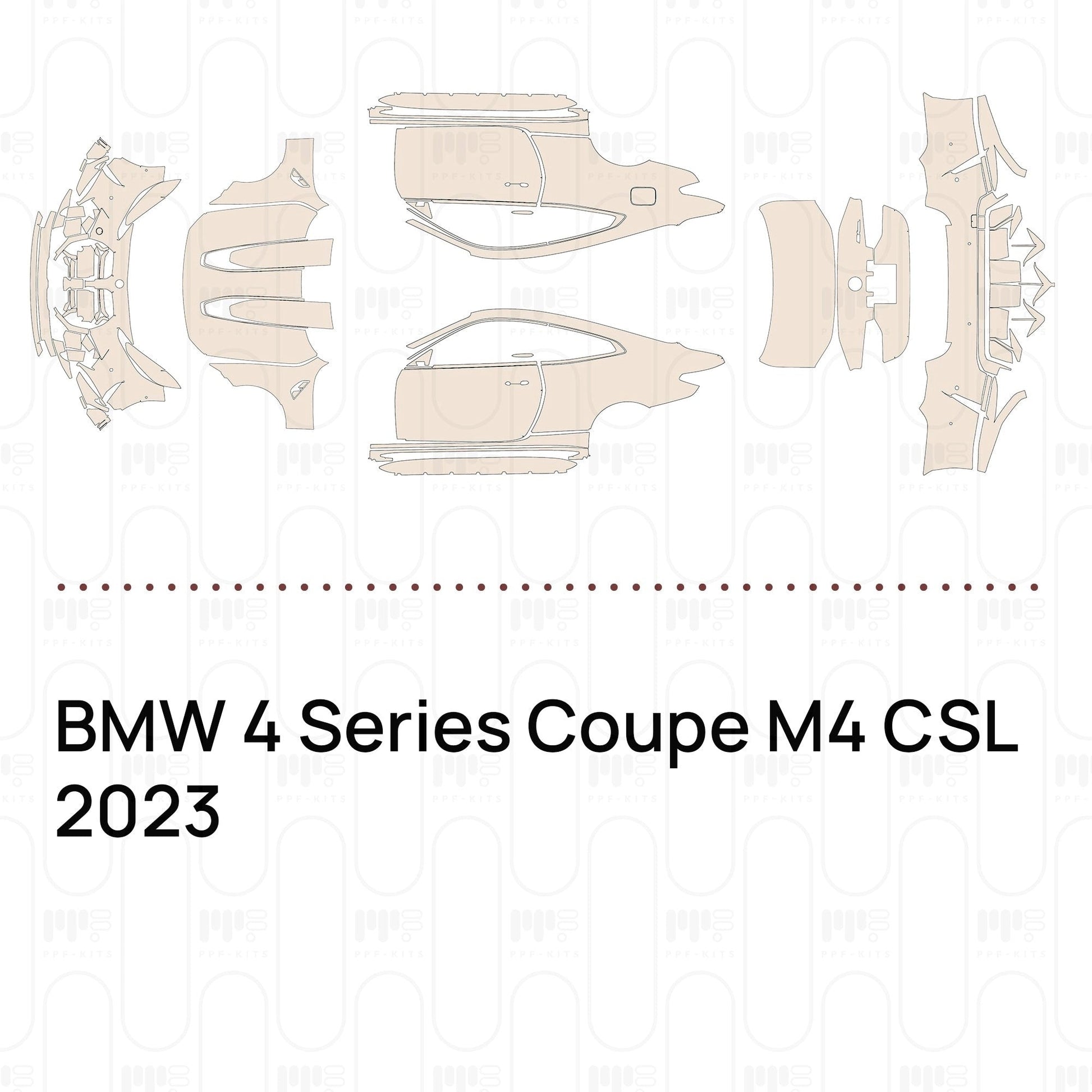 Pre-CutPPFBMW4SeriesCoupeM4CSL2023