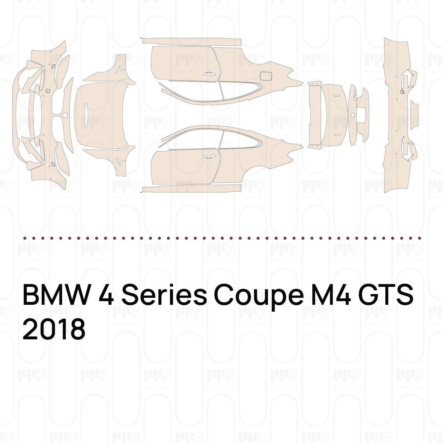 Pre-CutPPFBMW4SeriesCoupeM4GTS2018