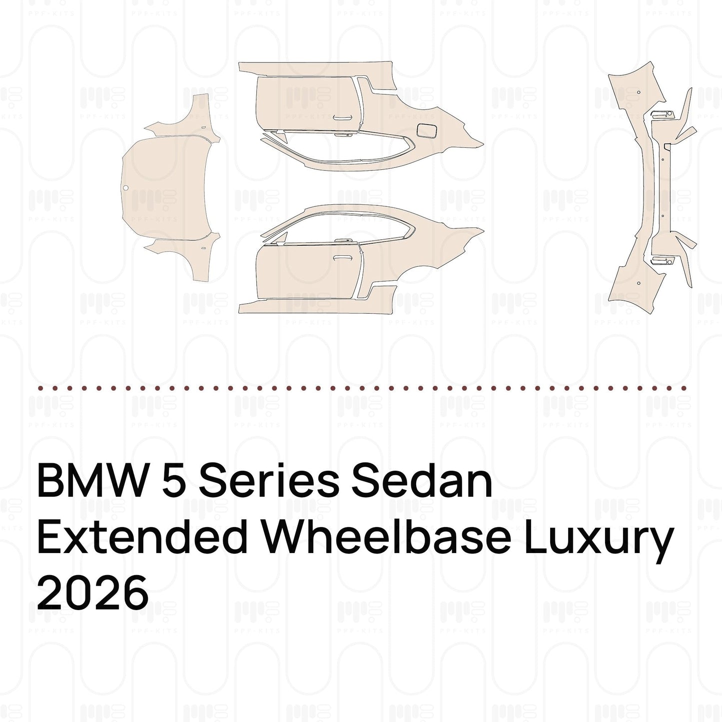 Pre-CutPPFBMW5SeriesSedanExtendedWheelbaseLuxury2026