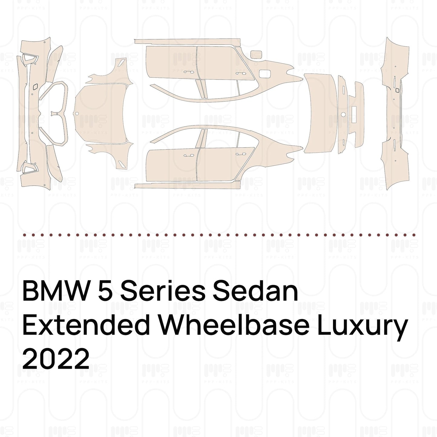 Pre-CutPPFBMW5SeriesSedanExtendedWheelbaseLuxury2022