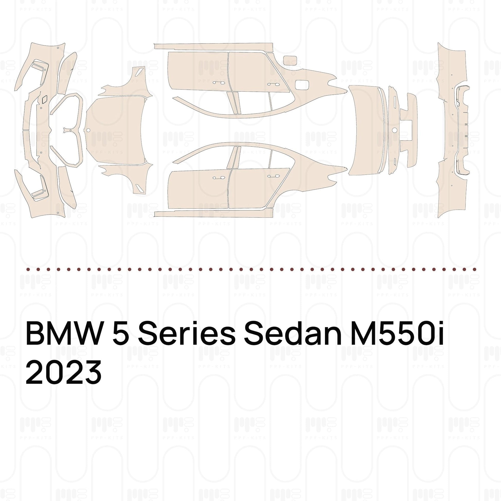 Pre-CutPPFBMW5SeriesSedanM550i2023