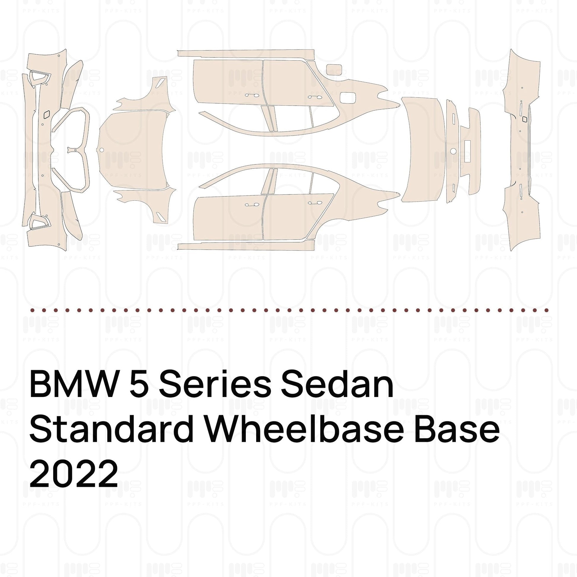 Pre-CutPPFBMW5SeriesSedanStandardWheelbaseBase2022