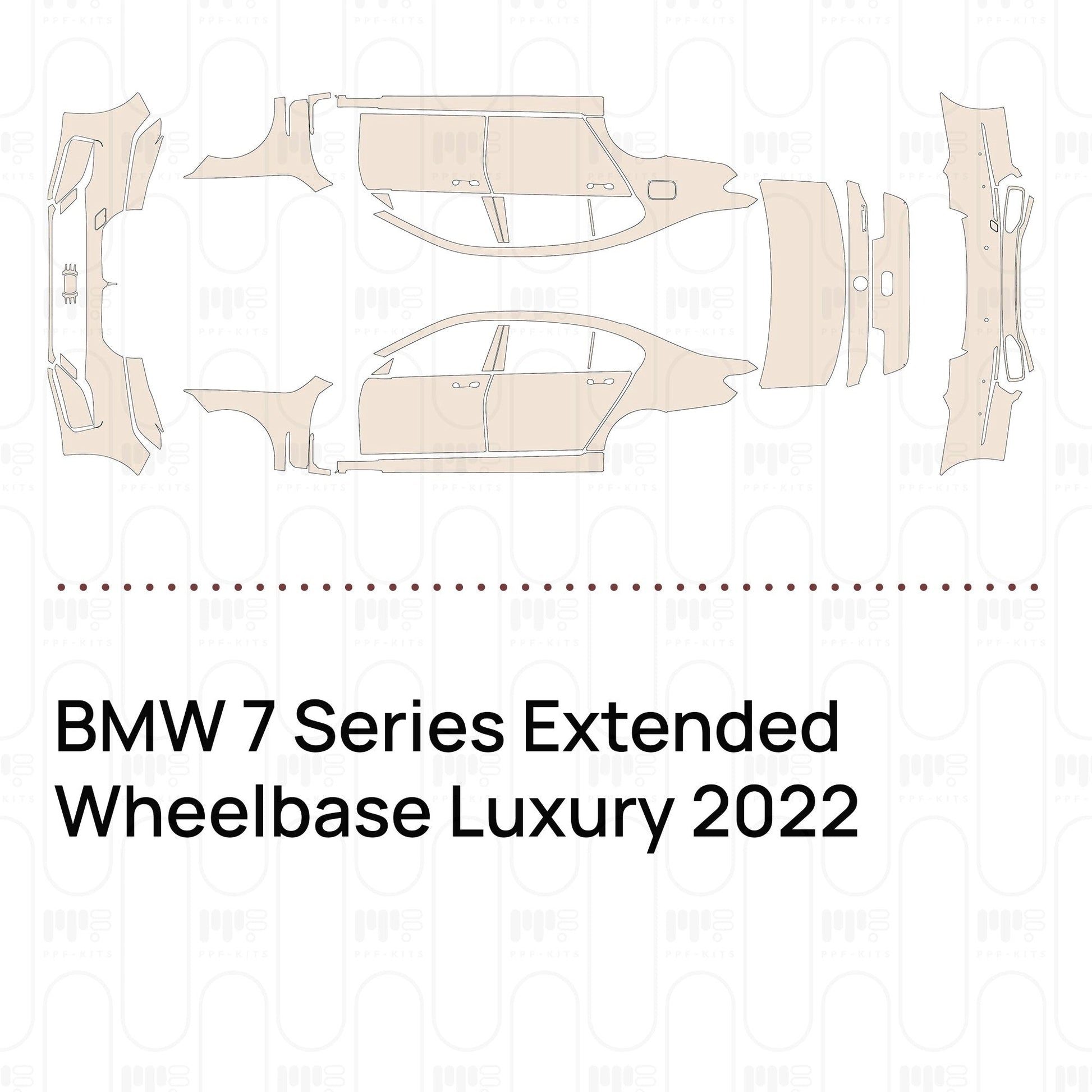 Pre-CutPPFBMW7SeriesExtendedWheelbaseLuxury2022