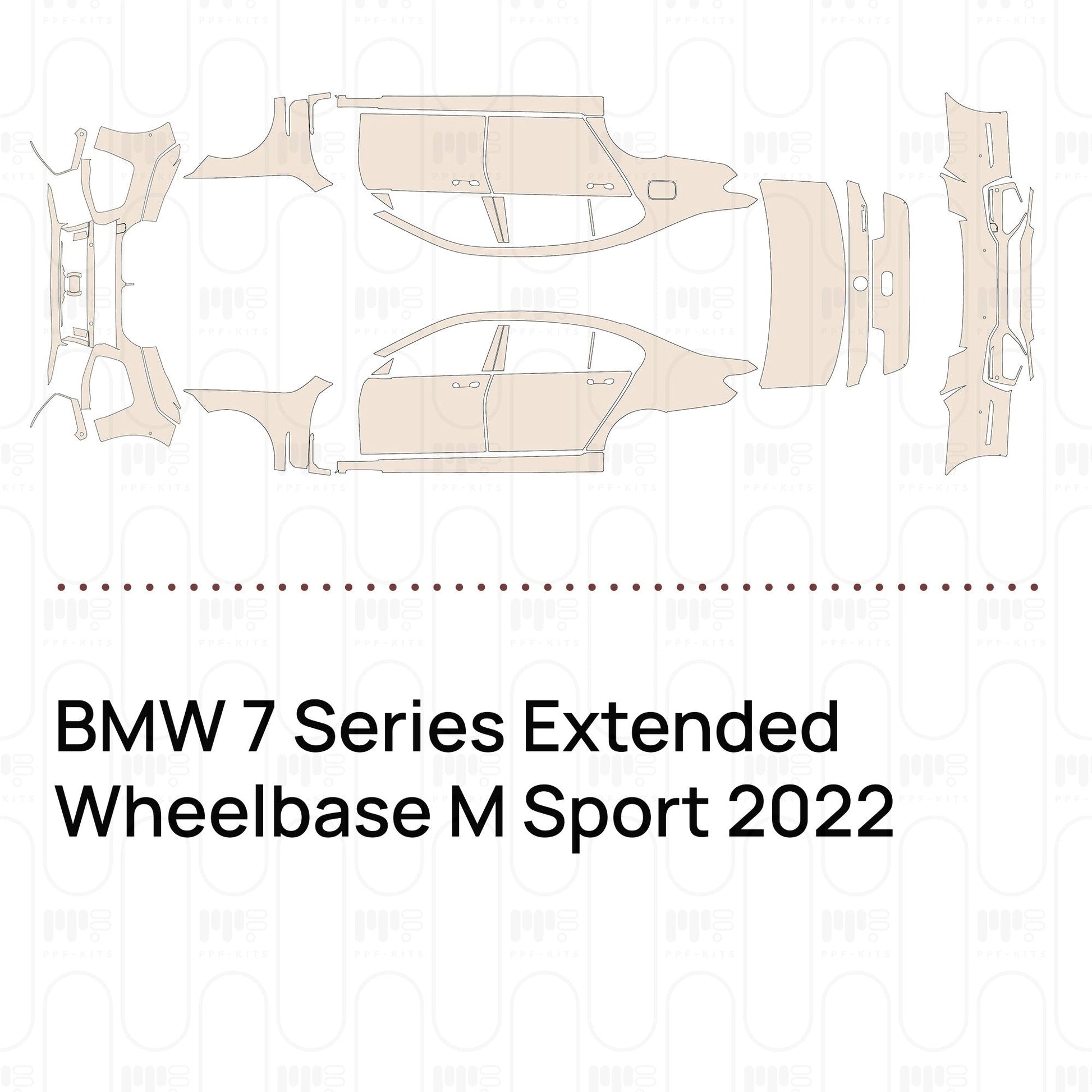 Pre-CutPPFBMW7SeriesExtendedWheelbaseMSport2022