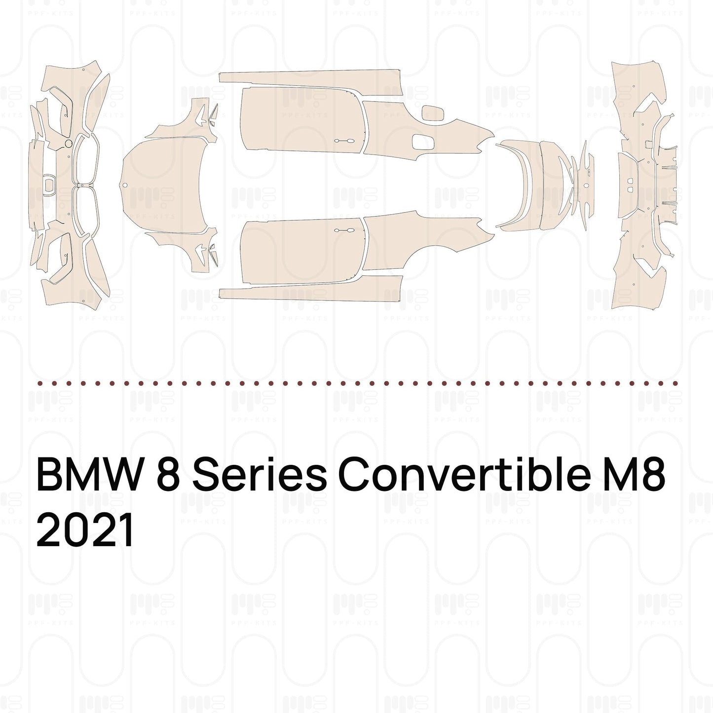 Pre-CutPPFBMW8SeriesConvertibleM82021