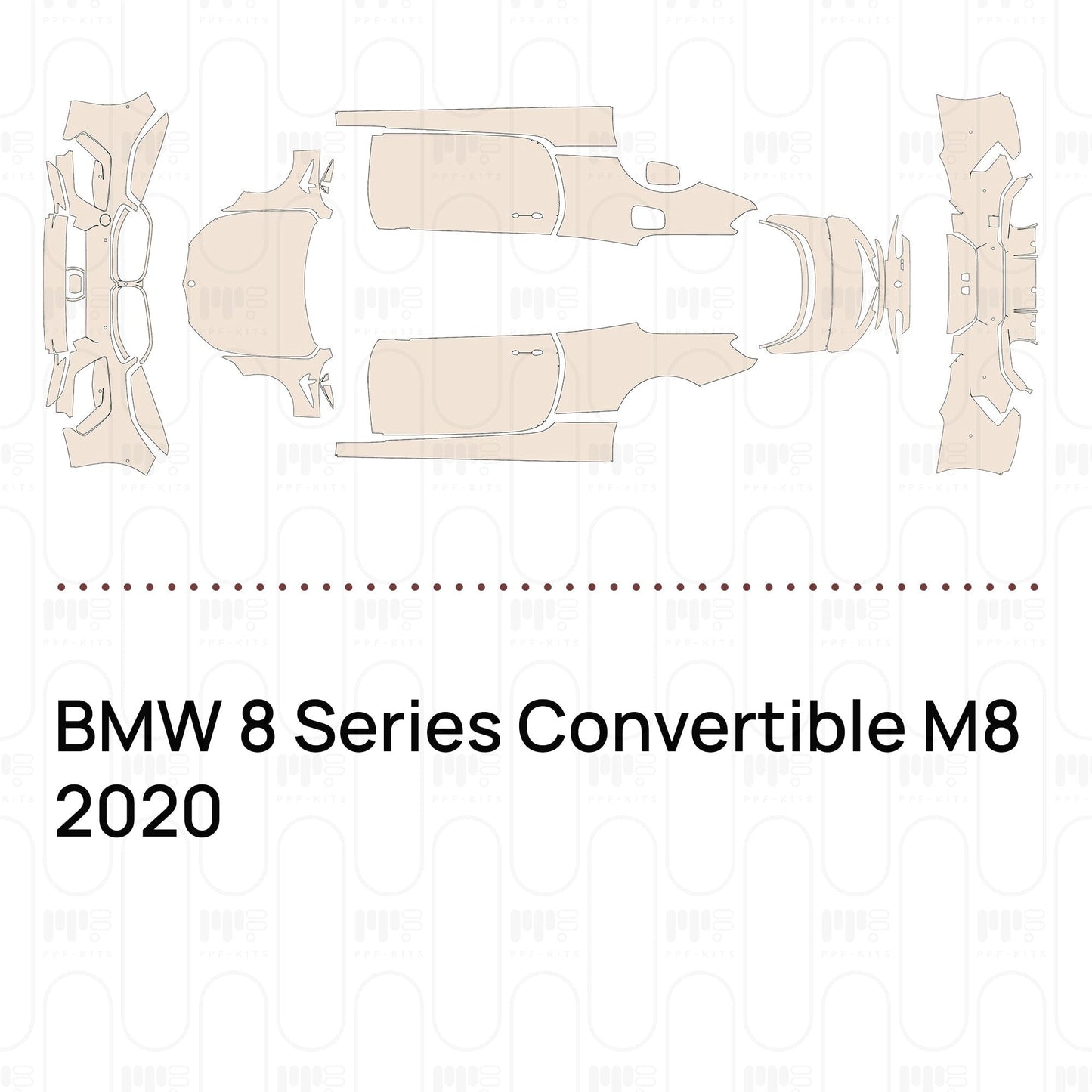 Pre-CutPPFBMW8SeriesConvertibleM82020