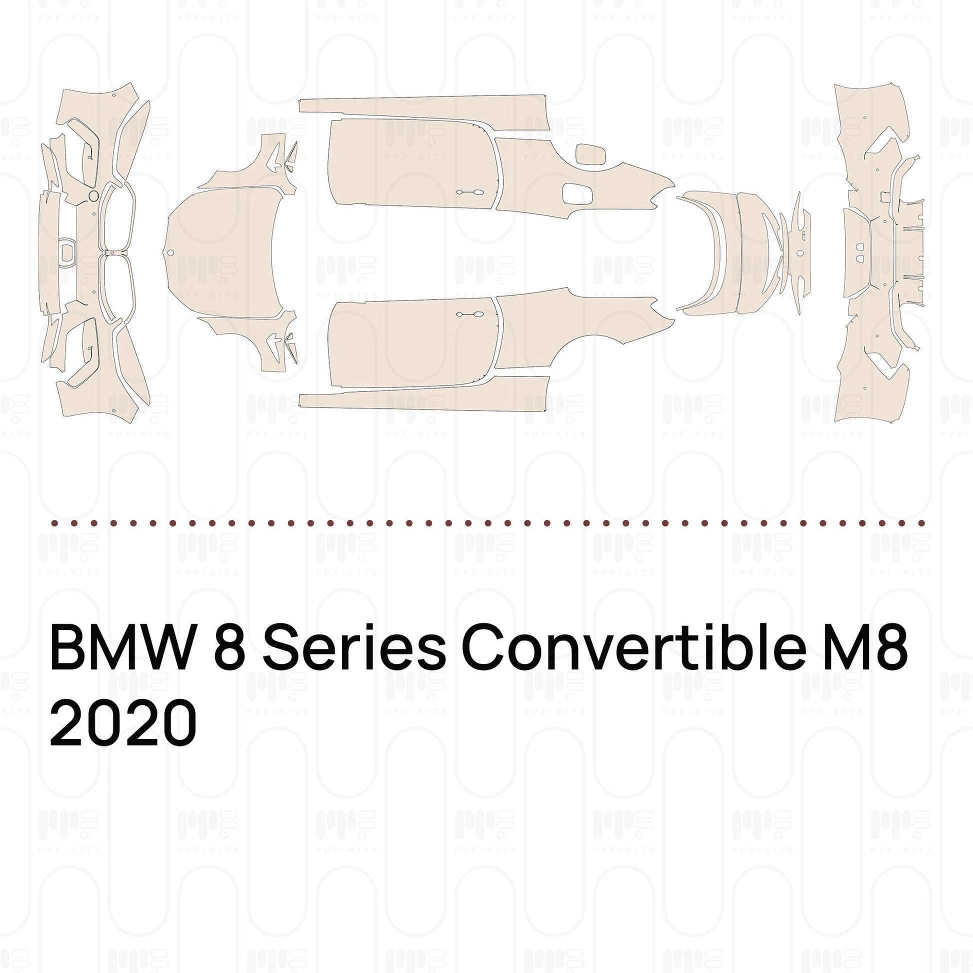 Pre-CutPPFBMW8SeriesConvertibleM82020