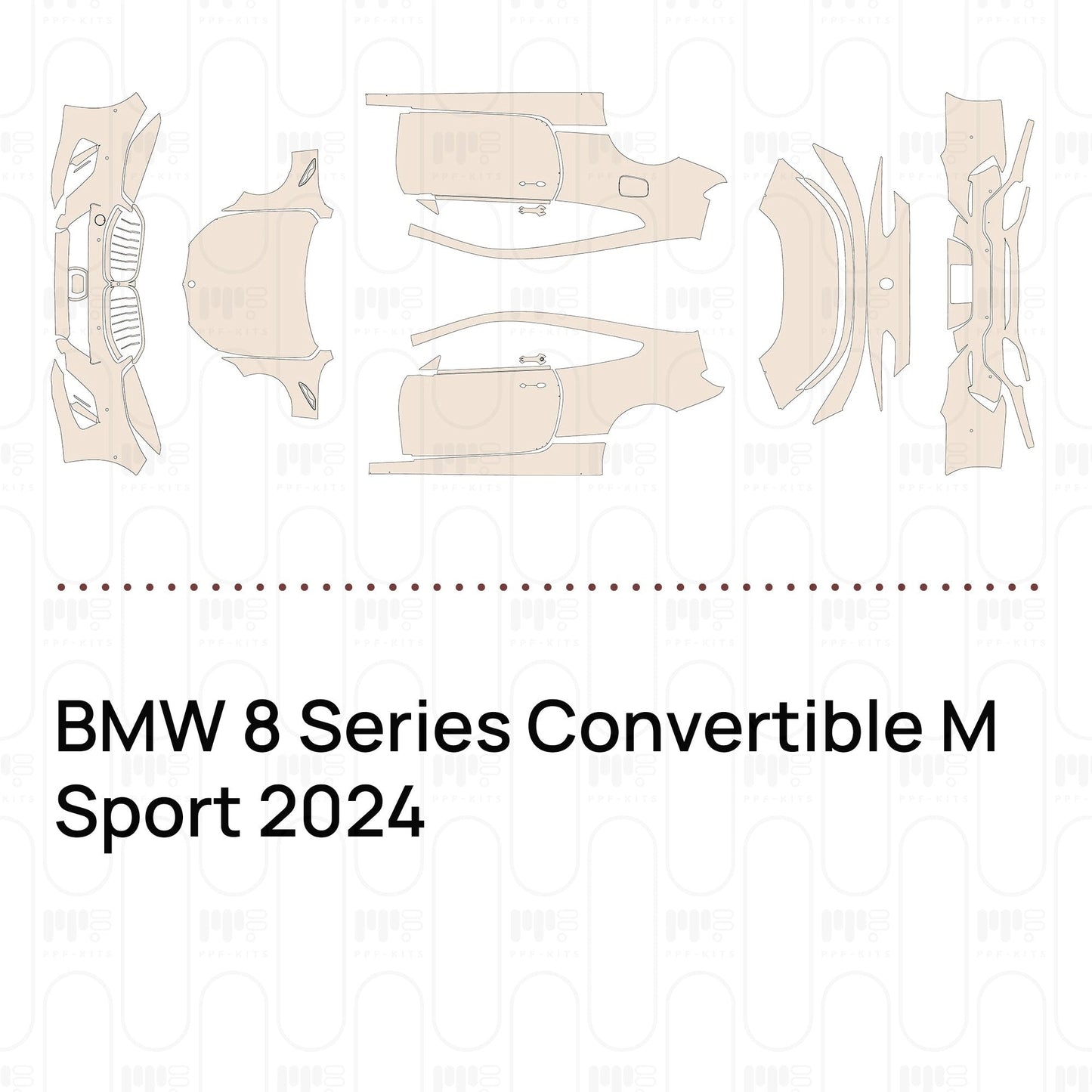 Pre-CutPPFBMW8SeriesConvertibleMSport2024