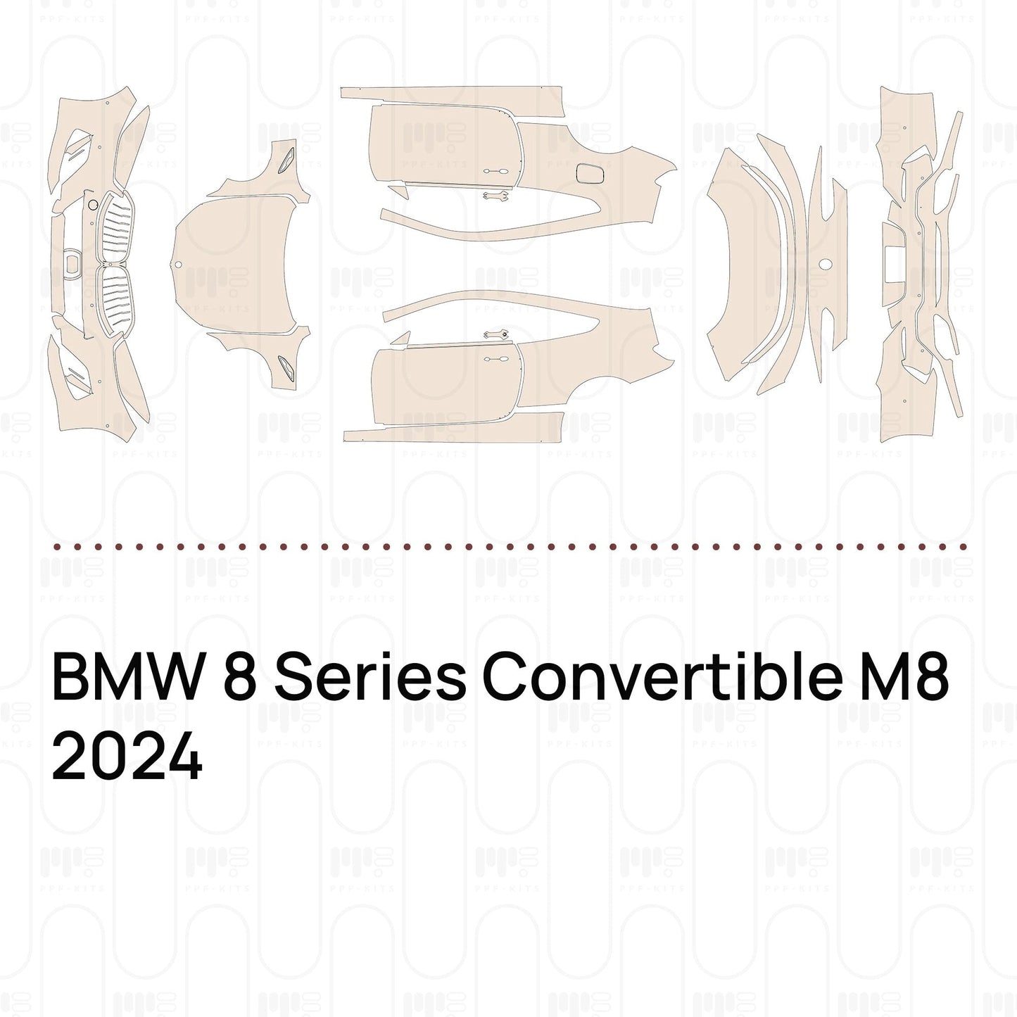 Pre-CutPPFBMW8SeriesConvertibleM82024