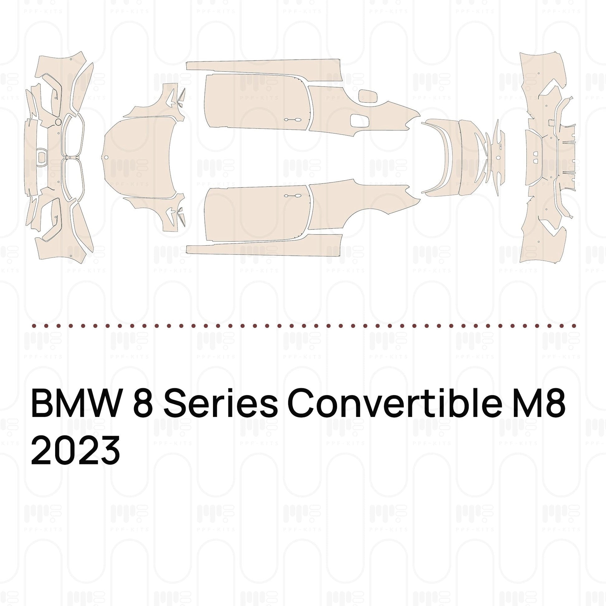 Pre-CutPPFBMW8SeriesConvertibleM82023
