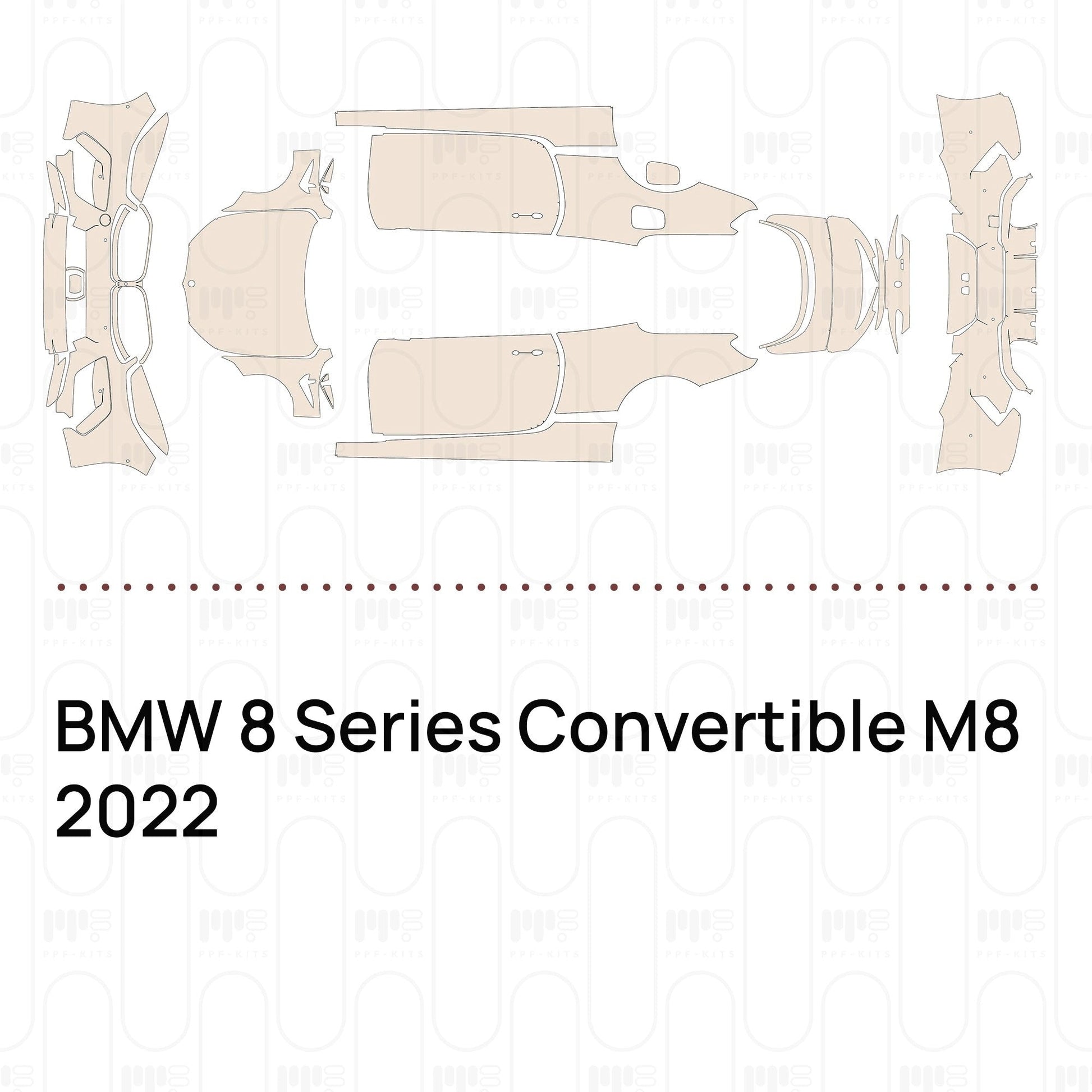 Pre-CutPPFBMW8SeriesConvertibleM82022