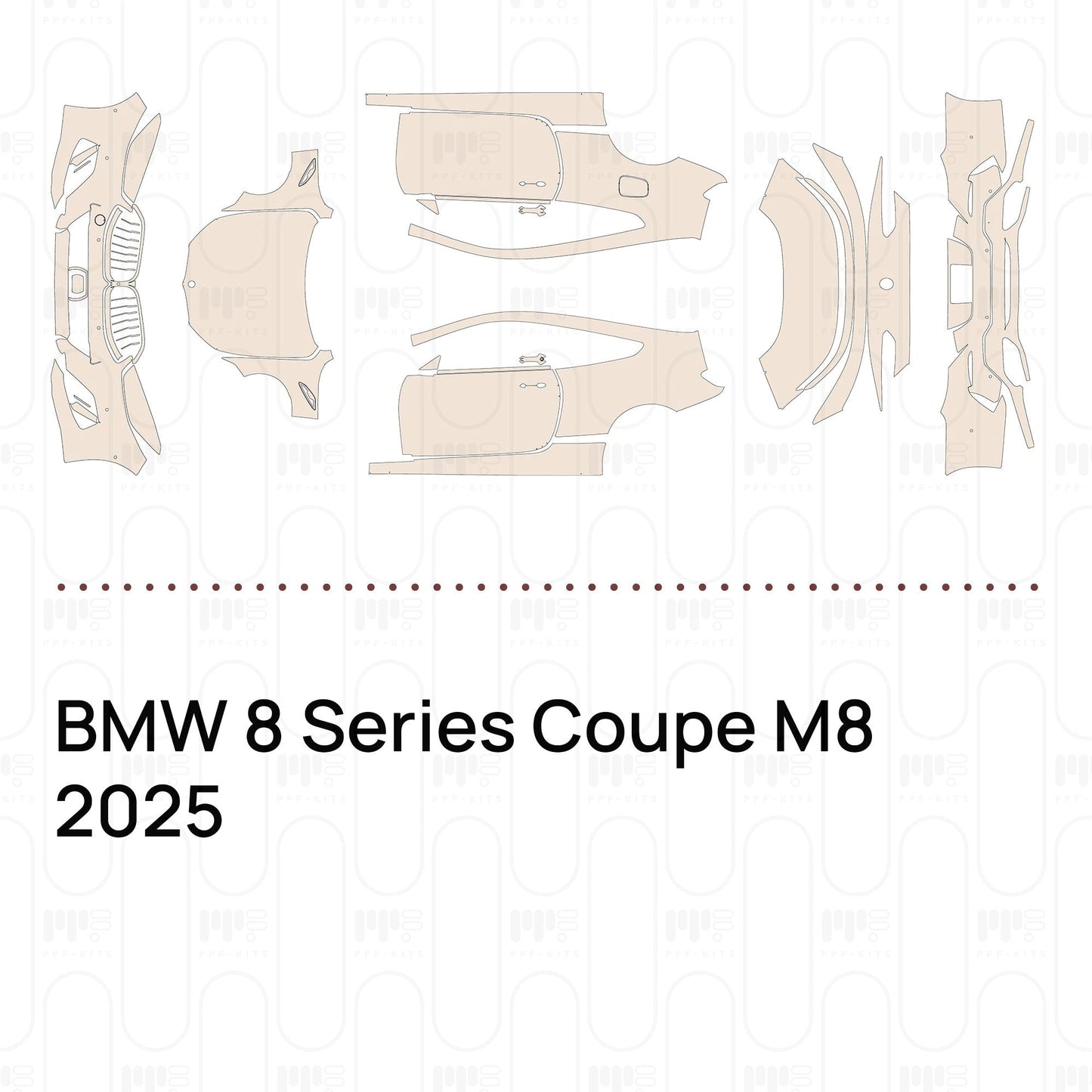 Pre-CutPPFBMW8SeriesCoupeM82025