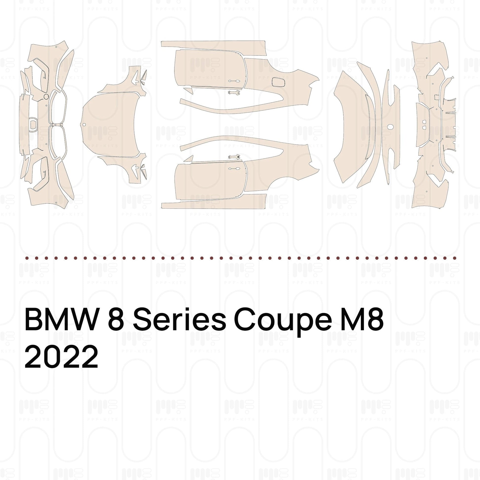 Pre-CutPPFBMW8SeriesCoupeM82022
