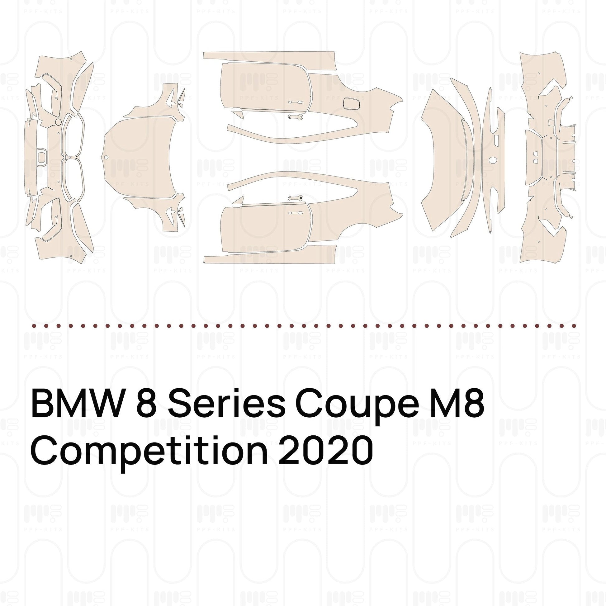 Pre-CutPPFBMW8SeriesCoupeM8Competition2020